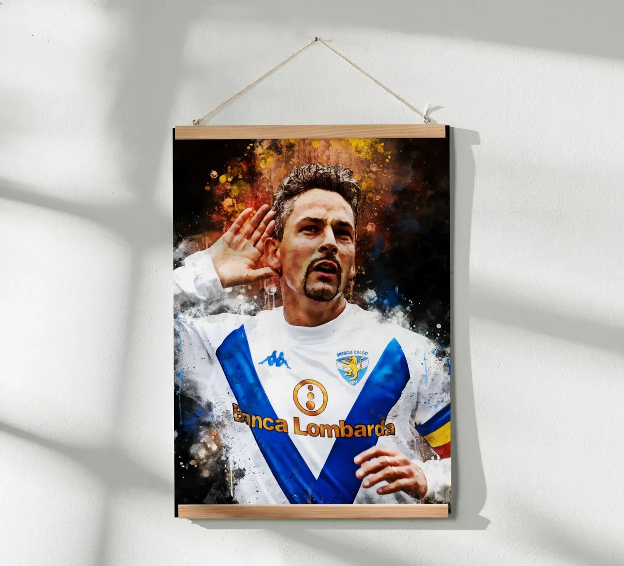 Roberto Baggio poster da MasterInkArt