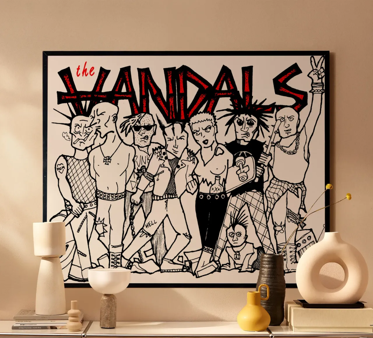 Maglietta essenziale Group Of Punk poster da mannys_artt