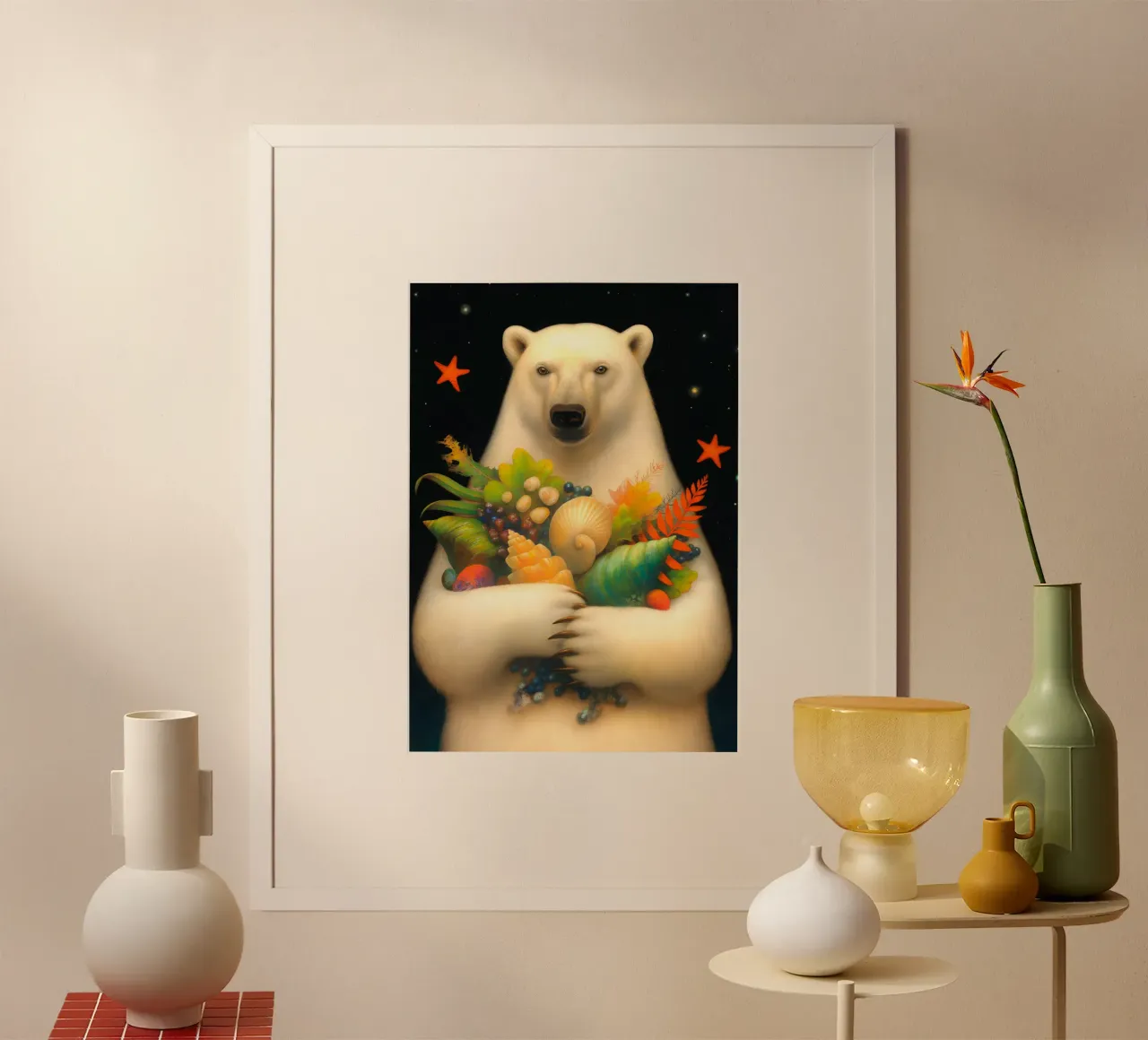 Orso polare poster da Stellar Creative