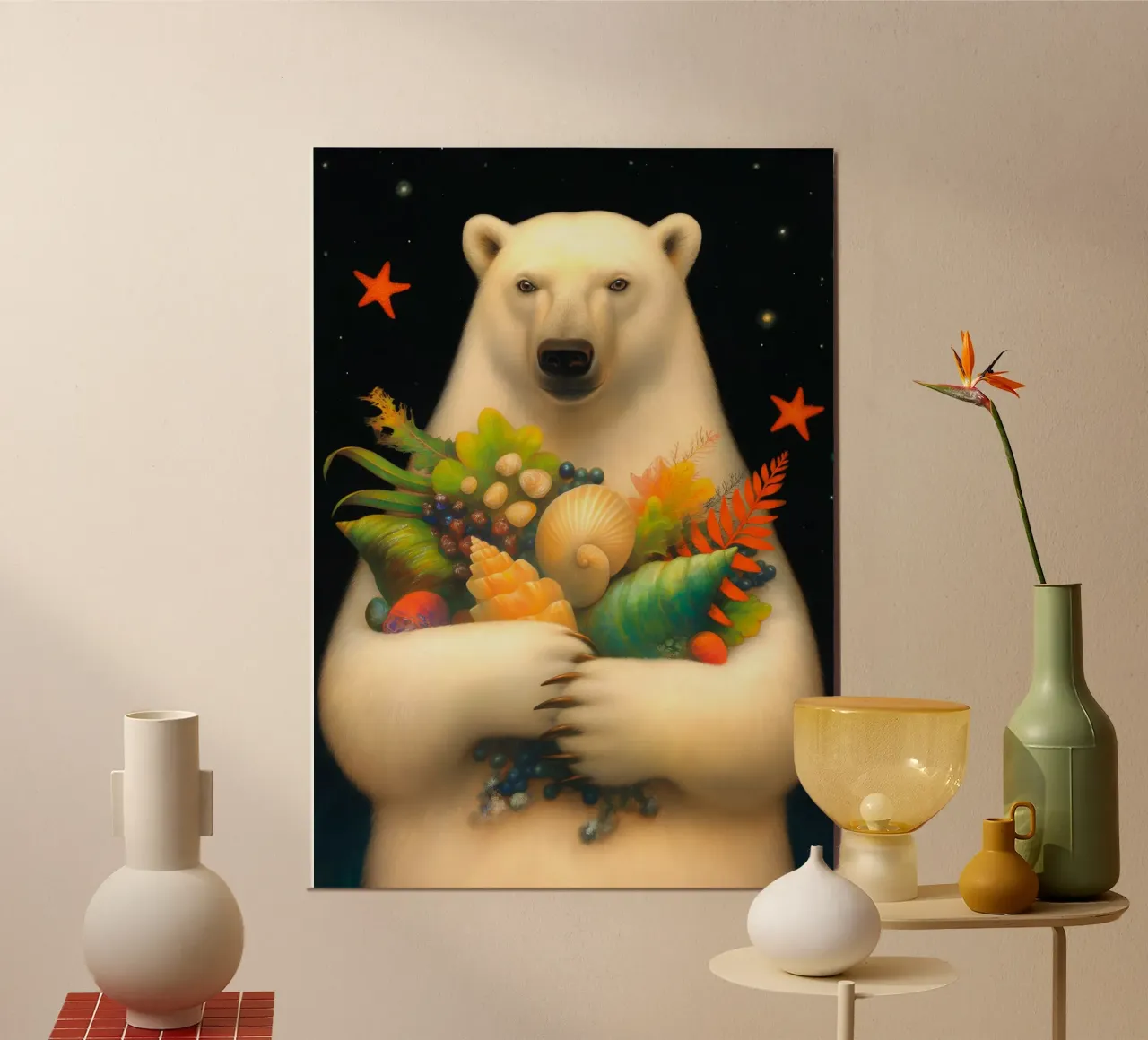 Orso polare poster da Stellar Creative