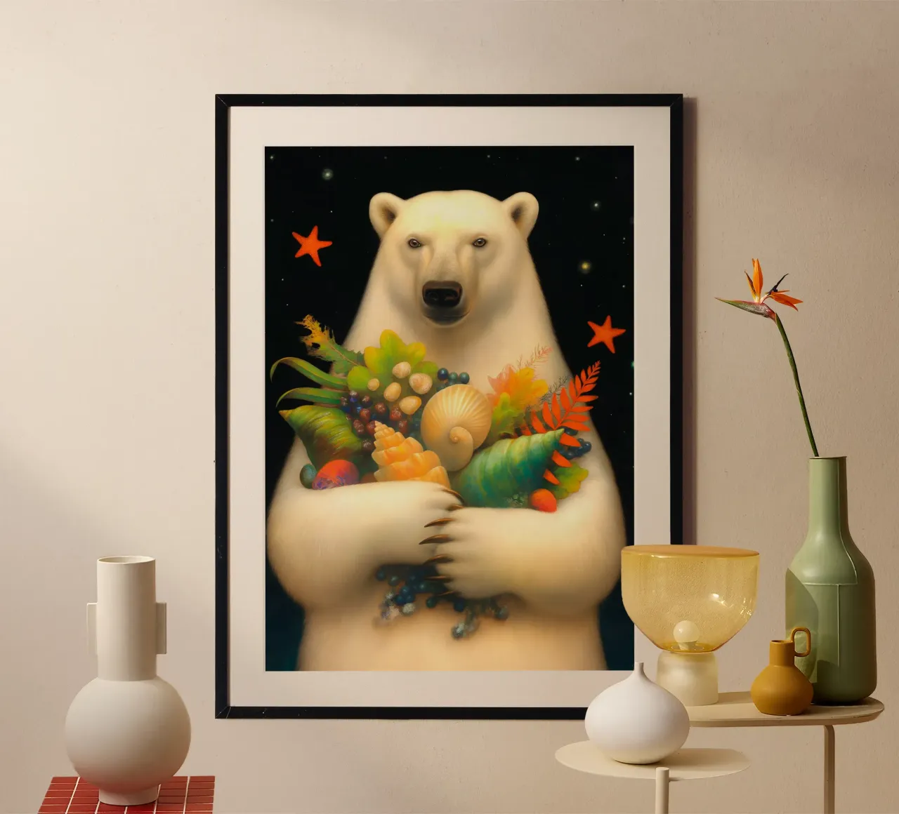 Orso polare poster da Stellar Creative