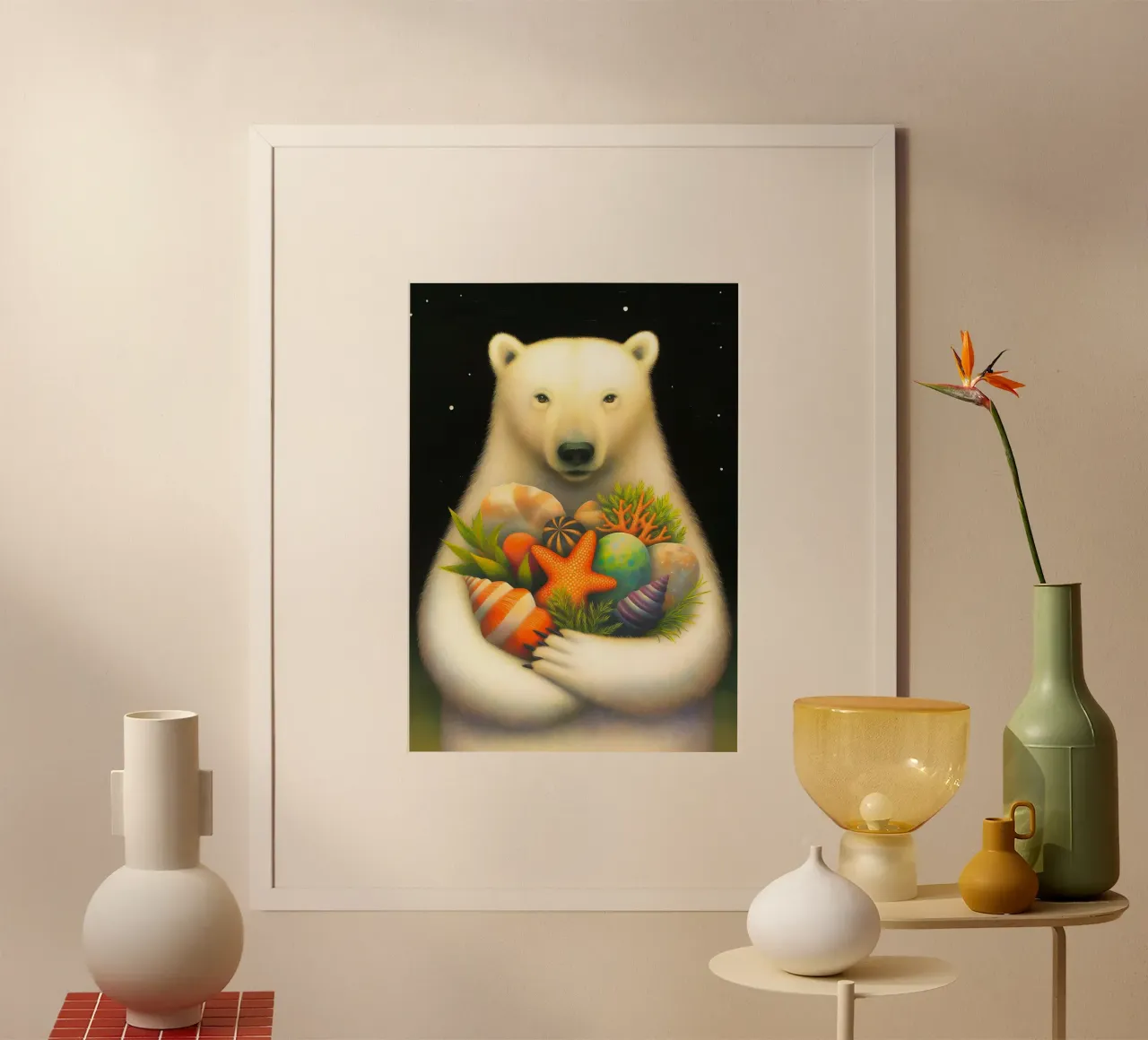 Orso polare poster da Stellar Creative