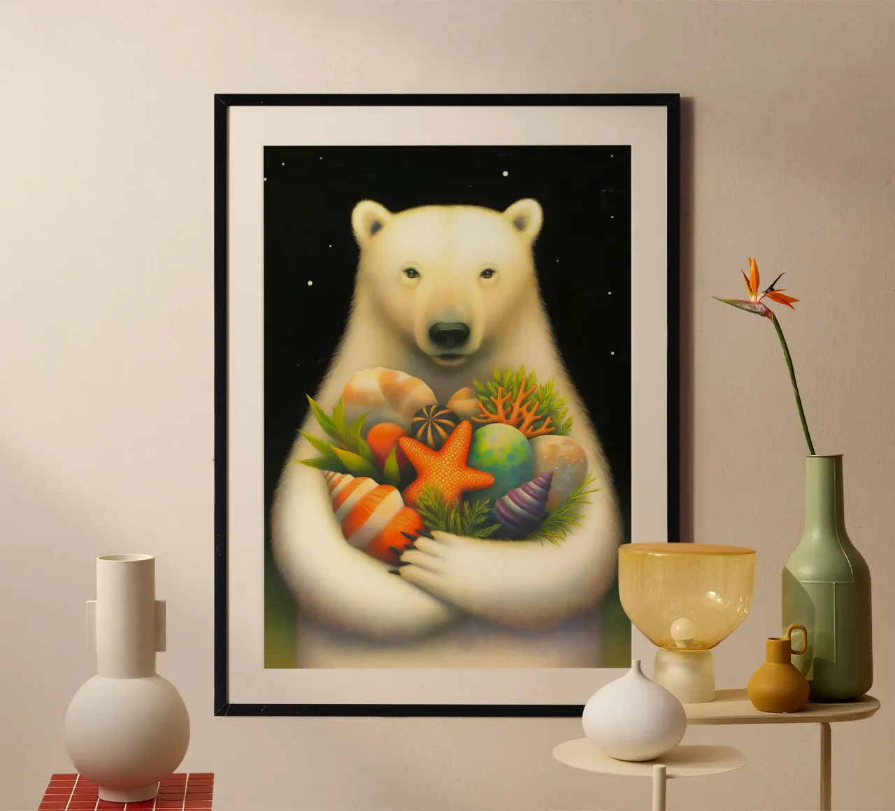 Orso polare poster da Stellar Creative