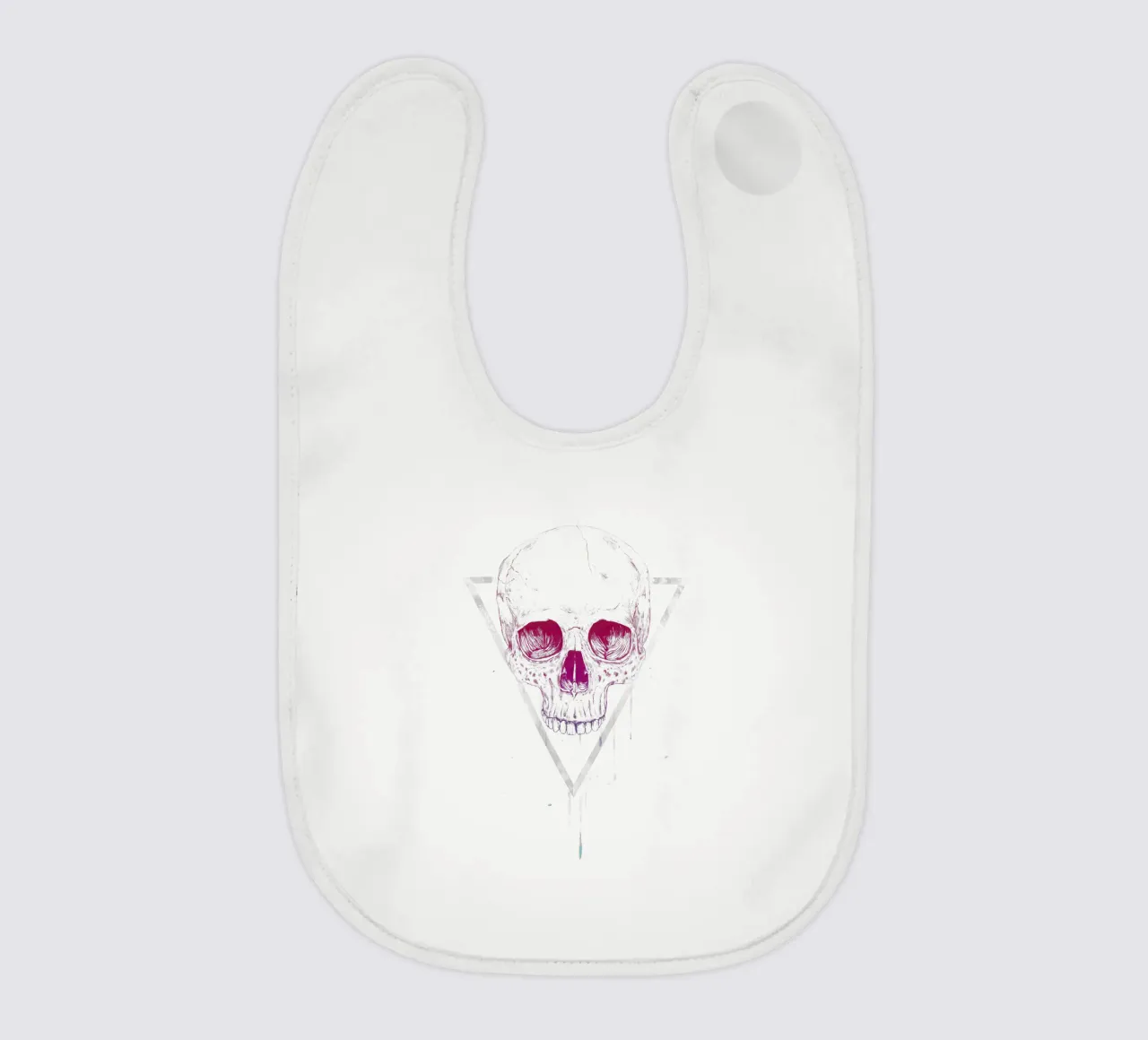 Skull in a triangle bavaglino da Balazs Solti