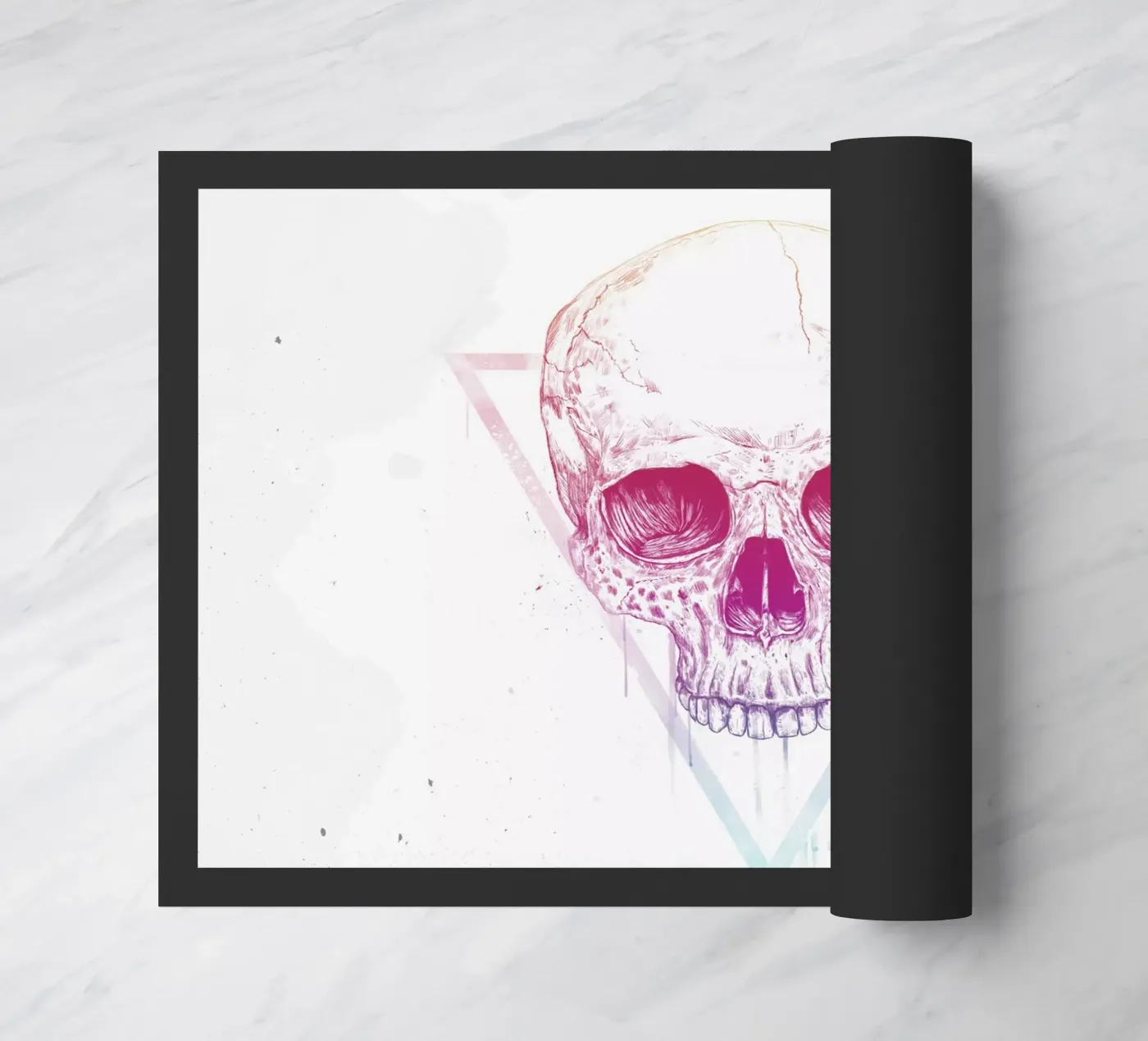 Skull in a triangle zerbino da Balazs Solti