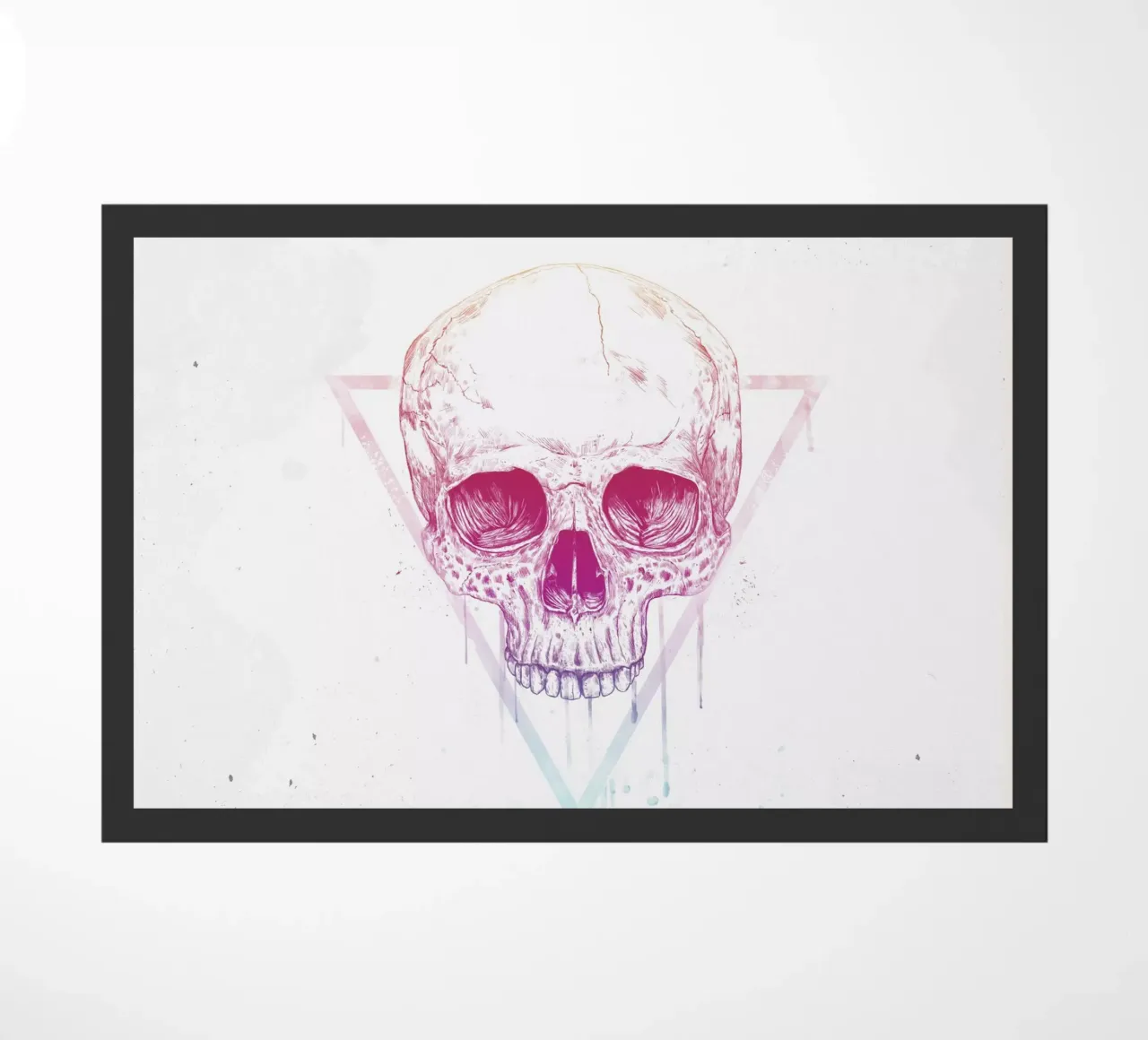 Skull in a triangle zerbino da Balazs Solti