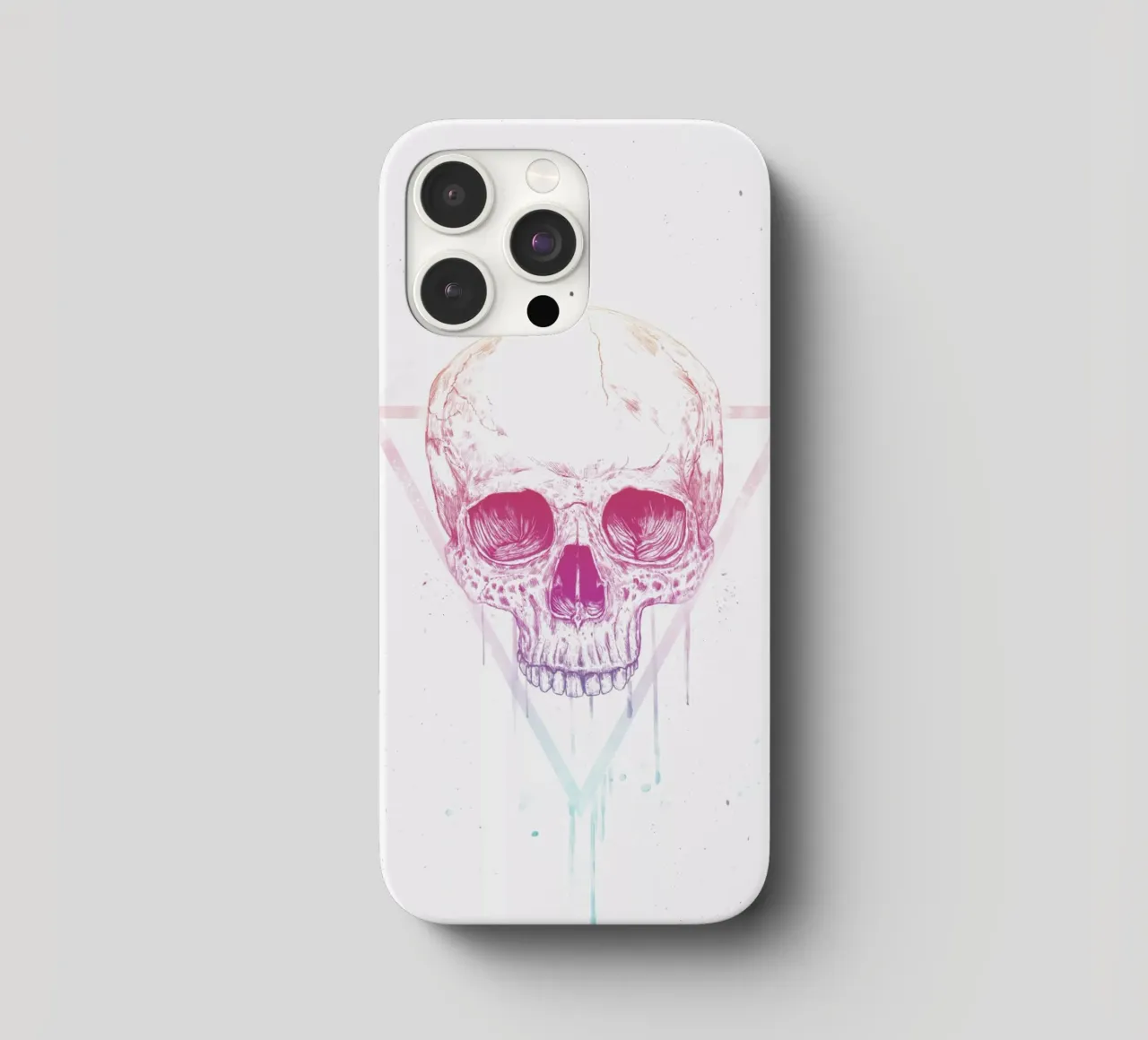 Skull in a triangle cover iphone da Balazs Solti
