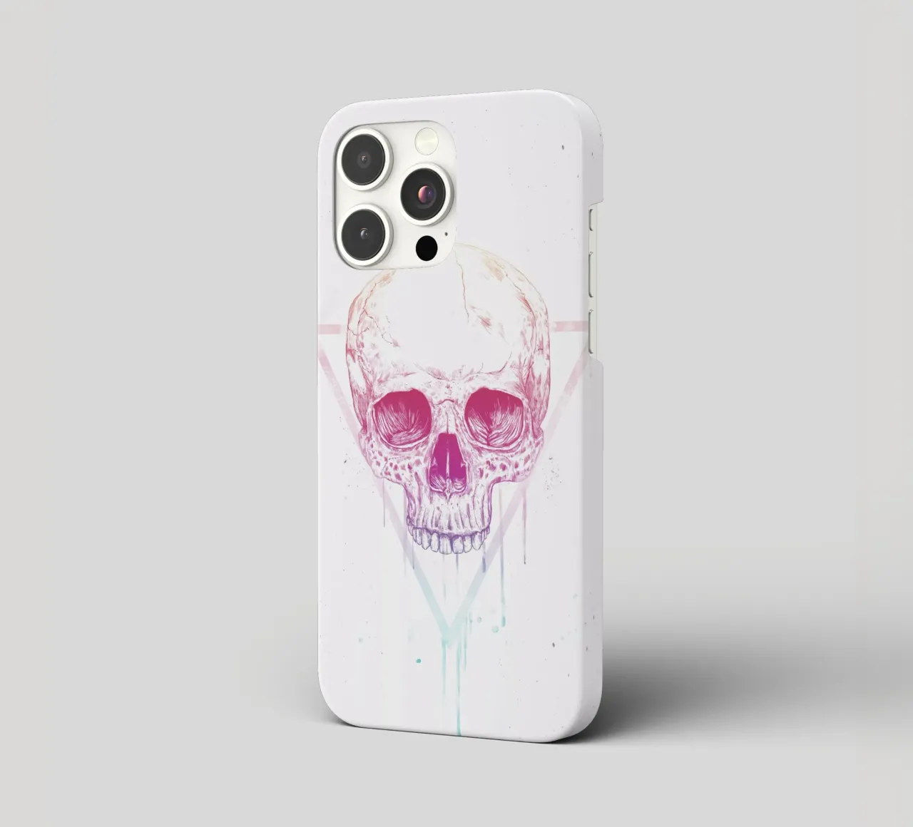 Skull in a triangle cover iphone da Balazs Solti