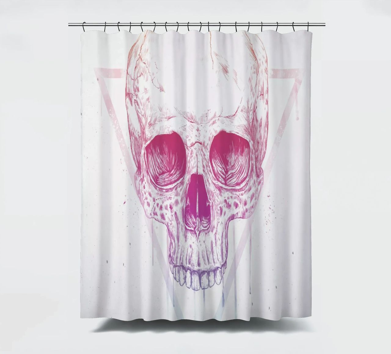 Skull in a triangle tenda da doccia da Balazs Solti