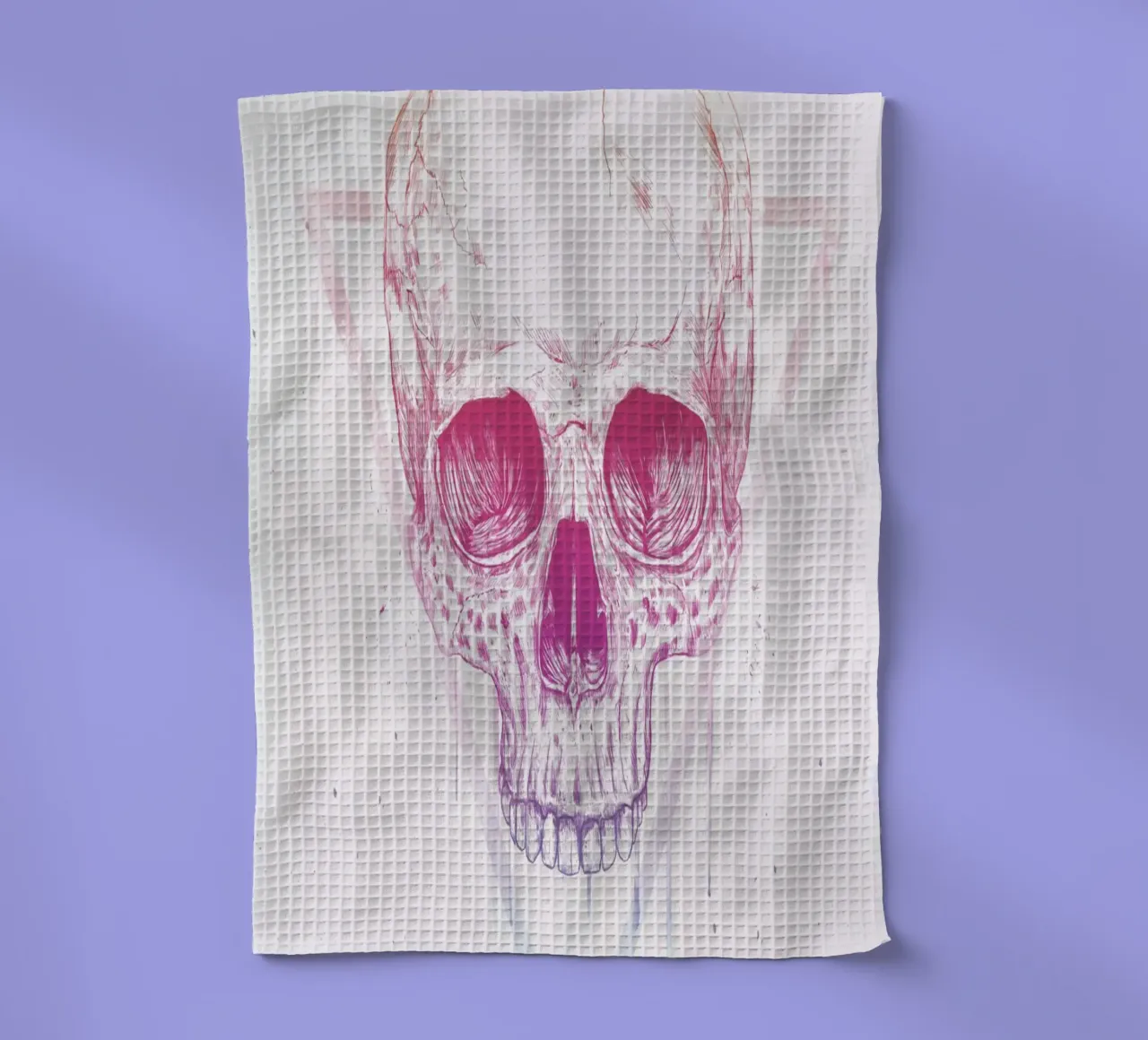 Skull in a triangle canovaccio da cucina da Balazs Solti