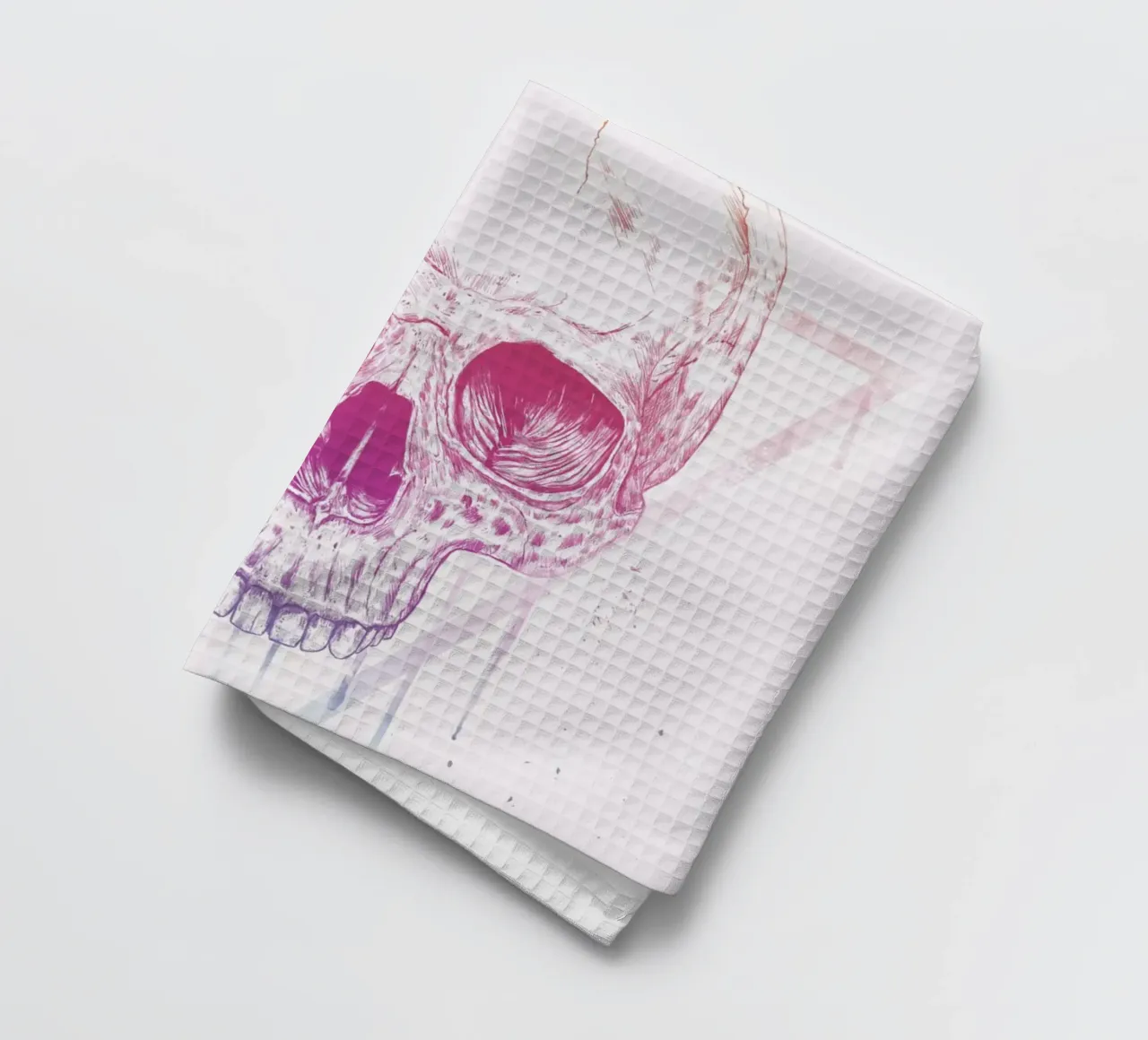 Skull in a triangle canovaccio da cucina da Balazs Solti