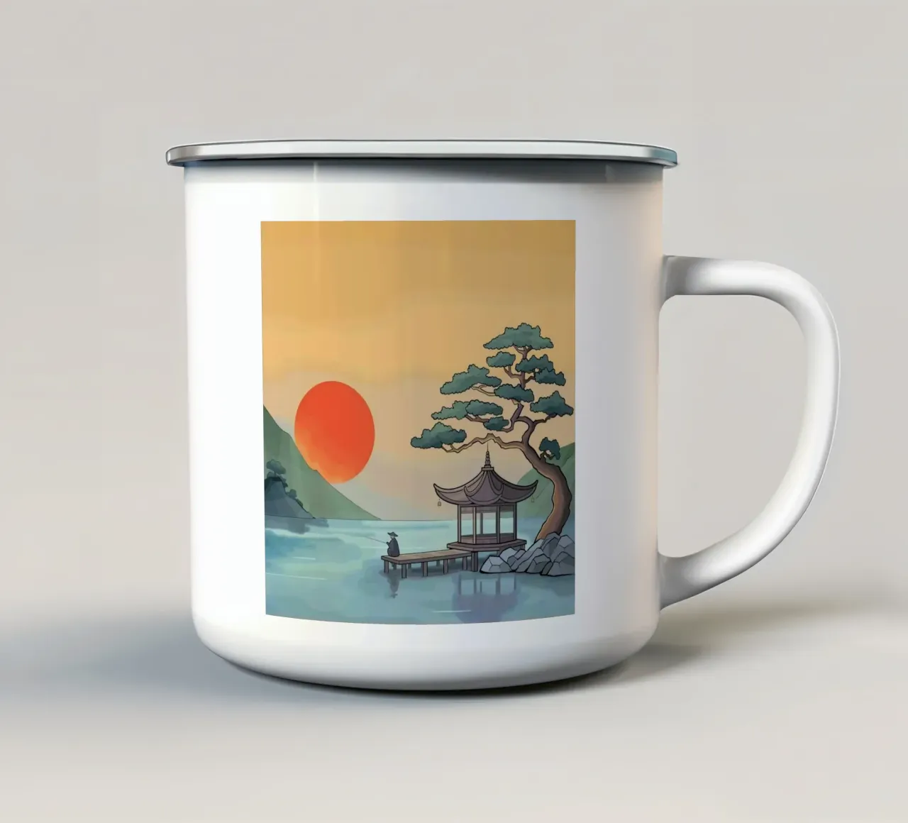 home countryside tazza in smalto da carsa