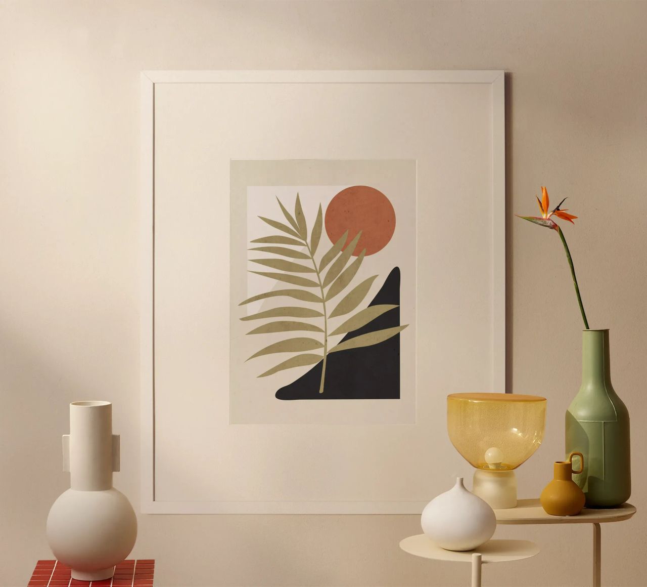 Tropical Leaf- Abstract Art 9 poster by ThingDesign