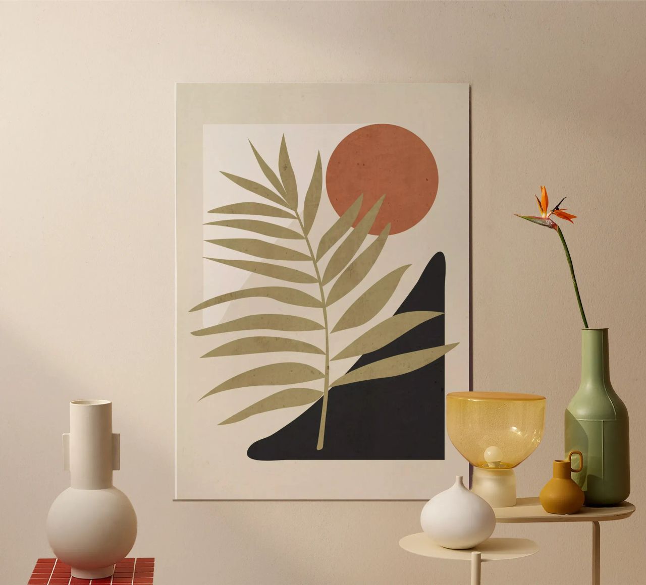 Tropical Leaf- Abstract Art 9 poster by ThingDesign
