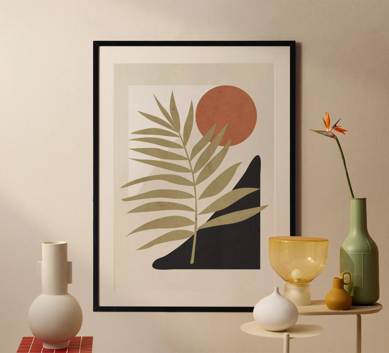 Tropical Leaf- Abstract Art 9 poster by ThingDesign
