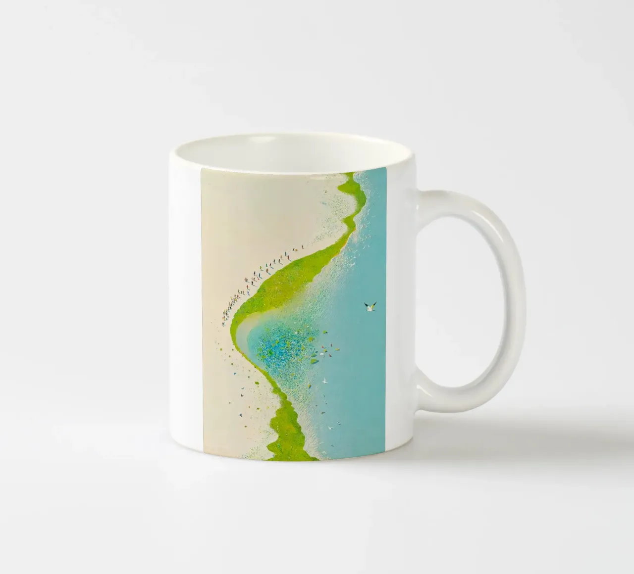 sparkling seaside tazza in ceramica da carsa