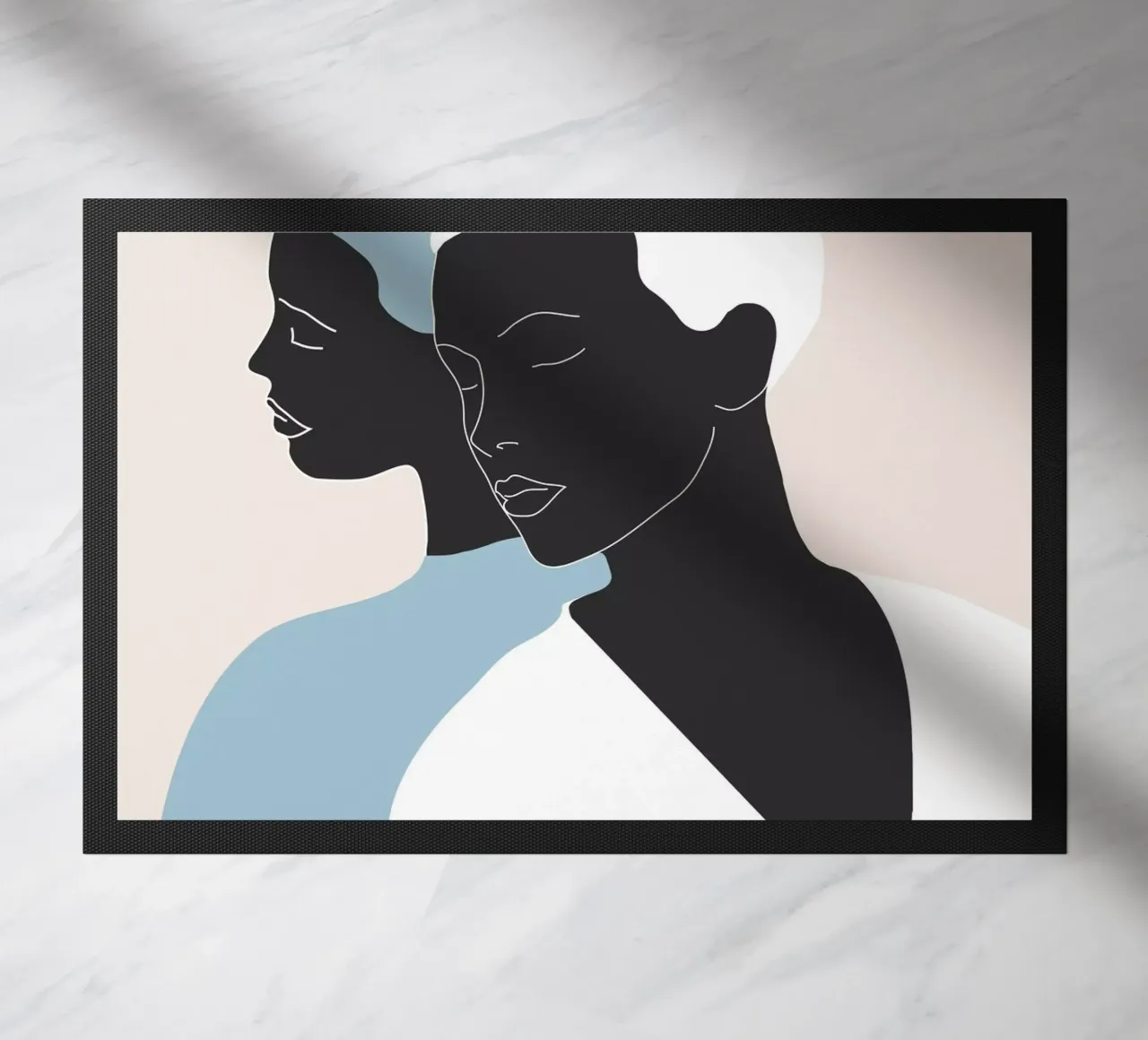 reflection - the mirror doormat by ThingDesign