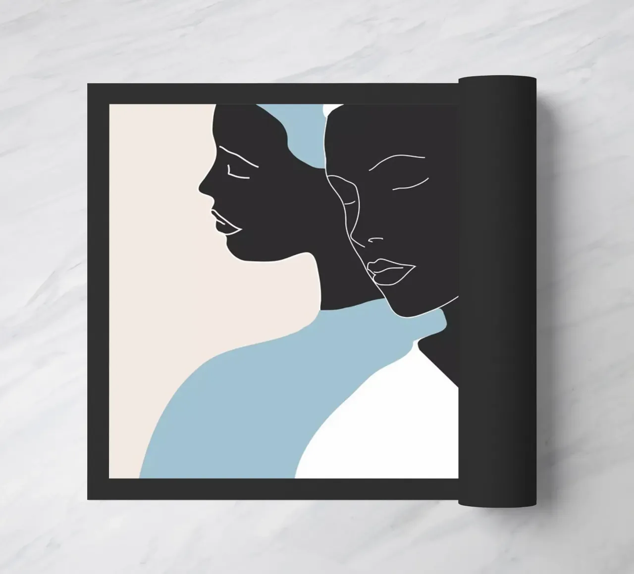 reflection - the mirror doormat by ThingDesign