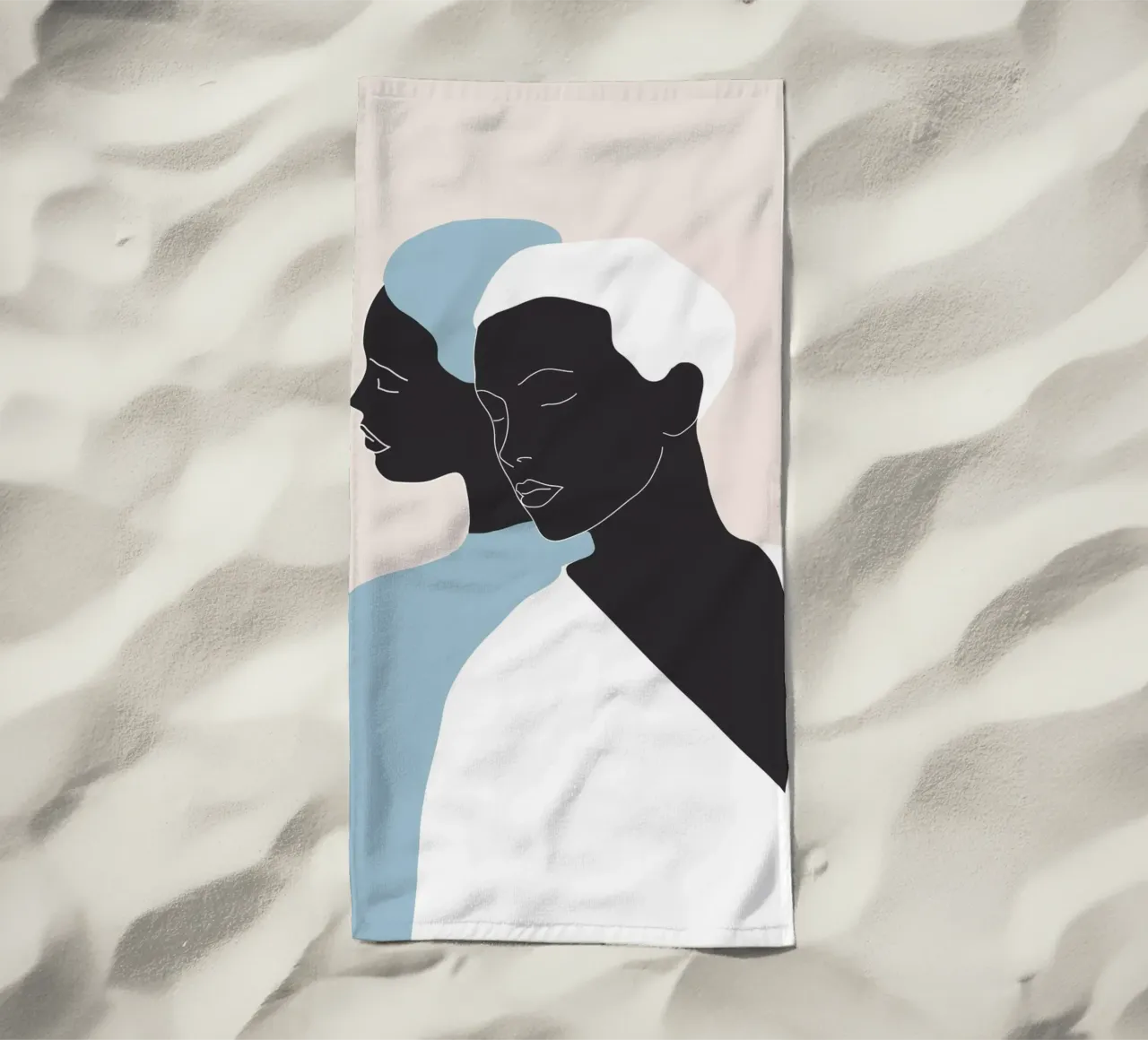 riflessione - lo specchio telo mare da ThingDesign