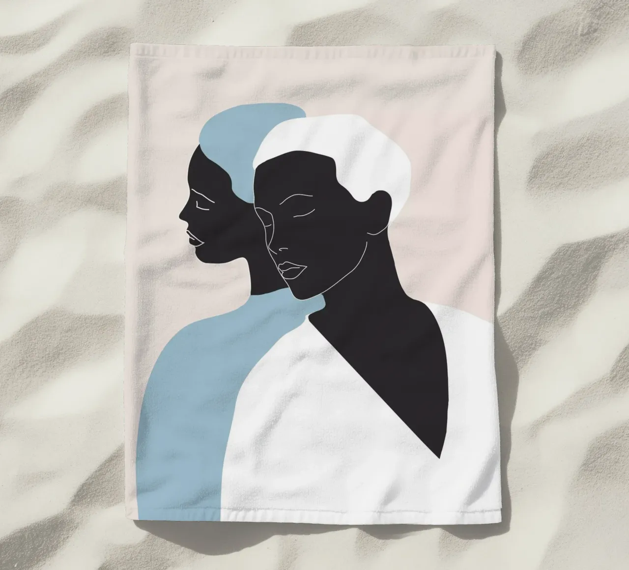 riflessione - lo specchio telo mare da ThingDesign