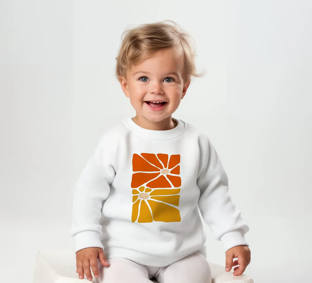 Sunburst Bloom felpa neonato da TijanaArtStudio88
