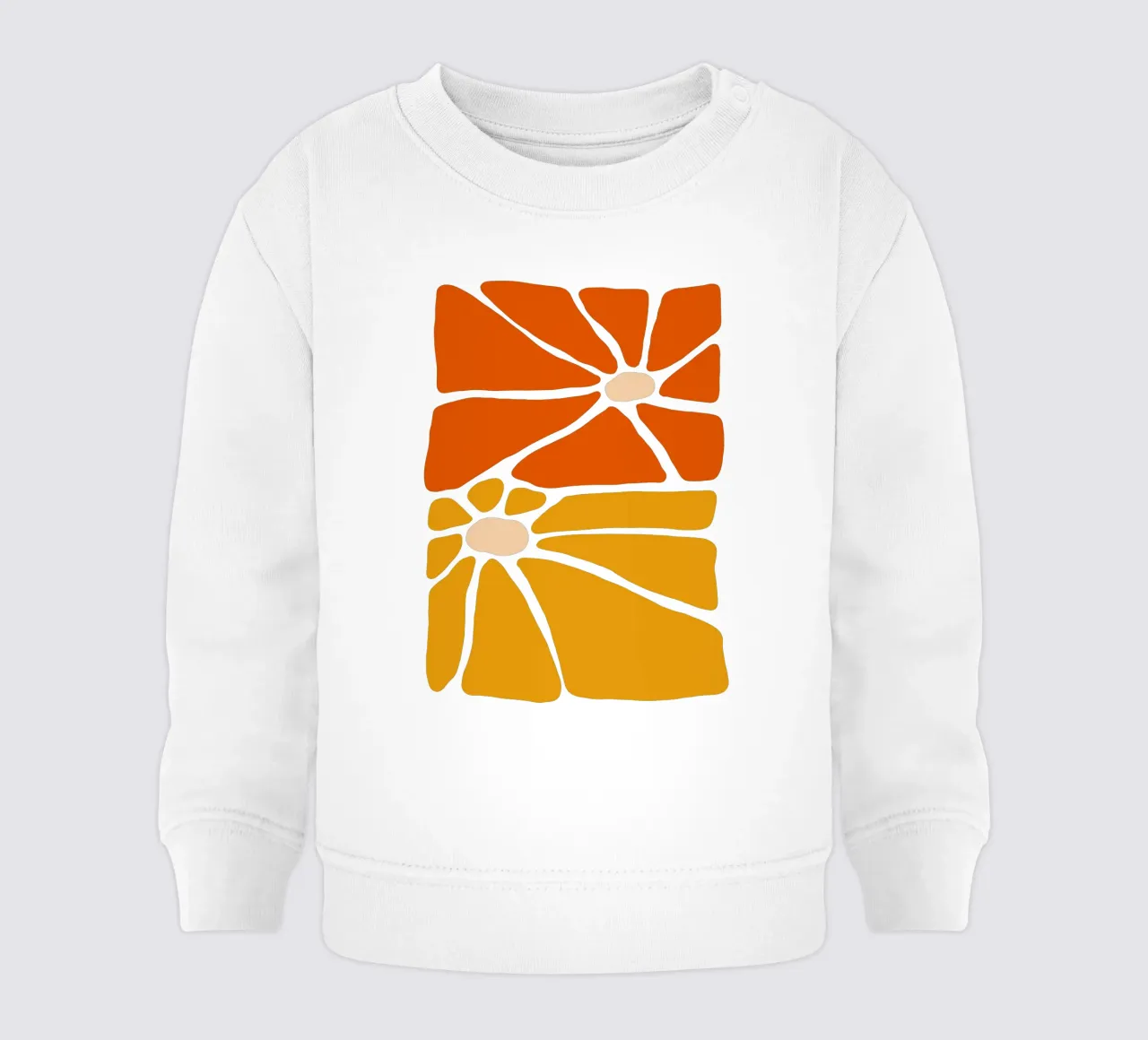 Sunburst Bloom felpa neonato da TijanaArtStudio88