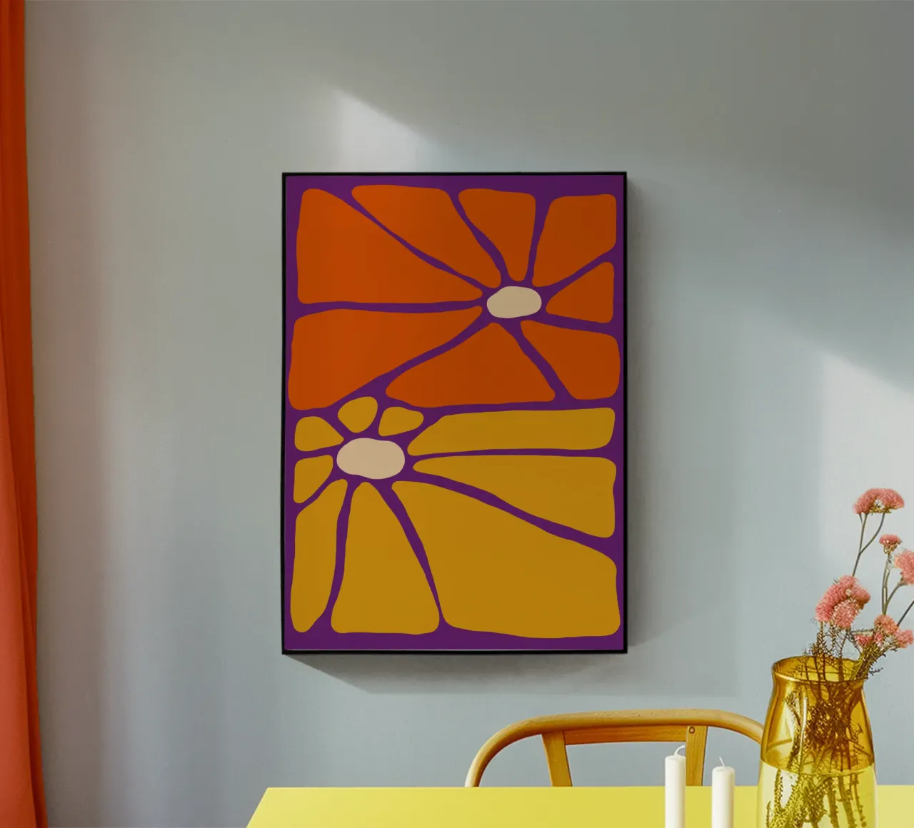 Sunburst Bloom plexiglass da TijanaArtStudio88