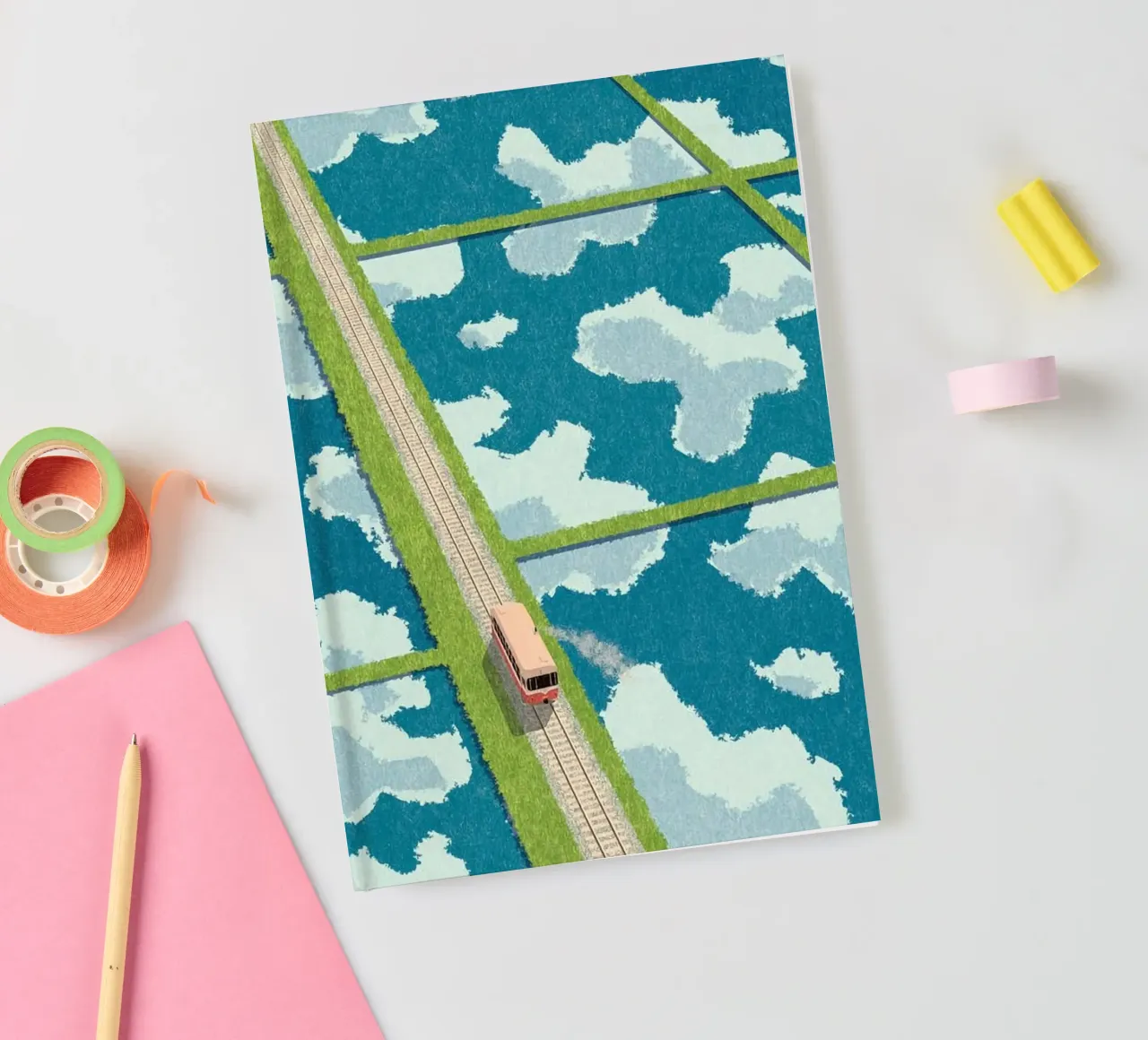 the bus on field notebook by lifeline