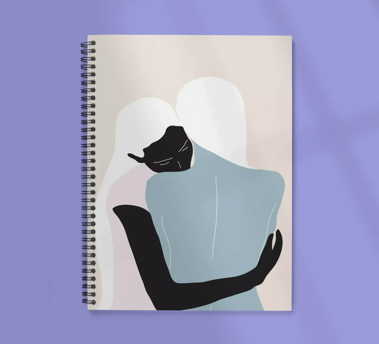 Hug spiral notebook by ThingDesign