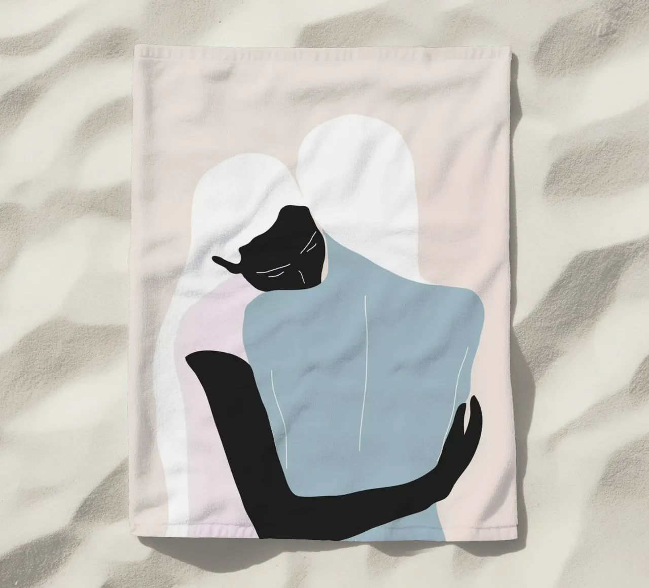 Abbraccio telo mare da ThingDesign