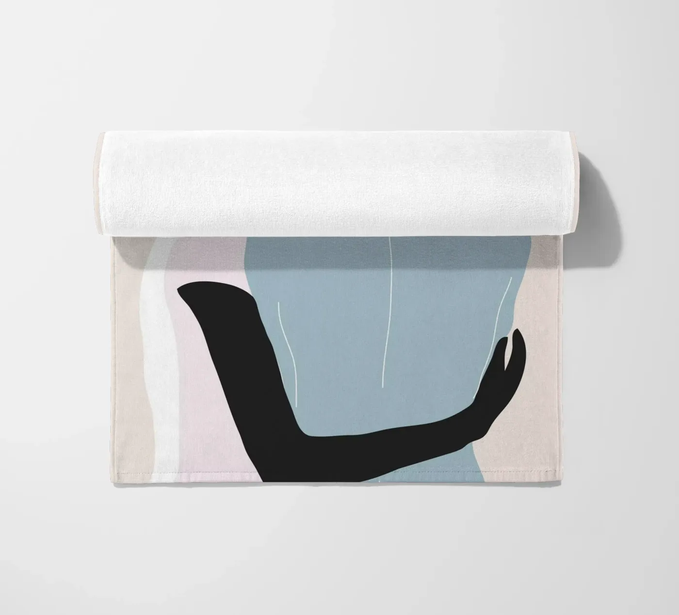 Hug beach towel by ThingDesign