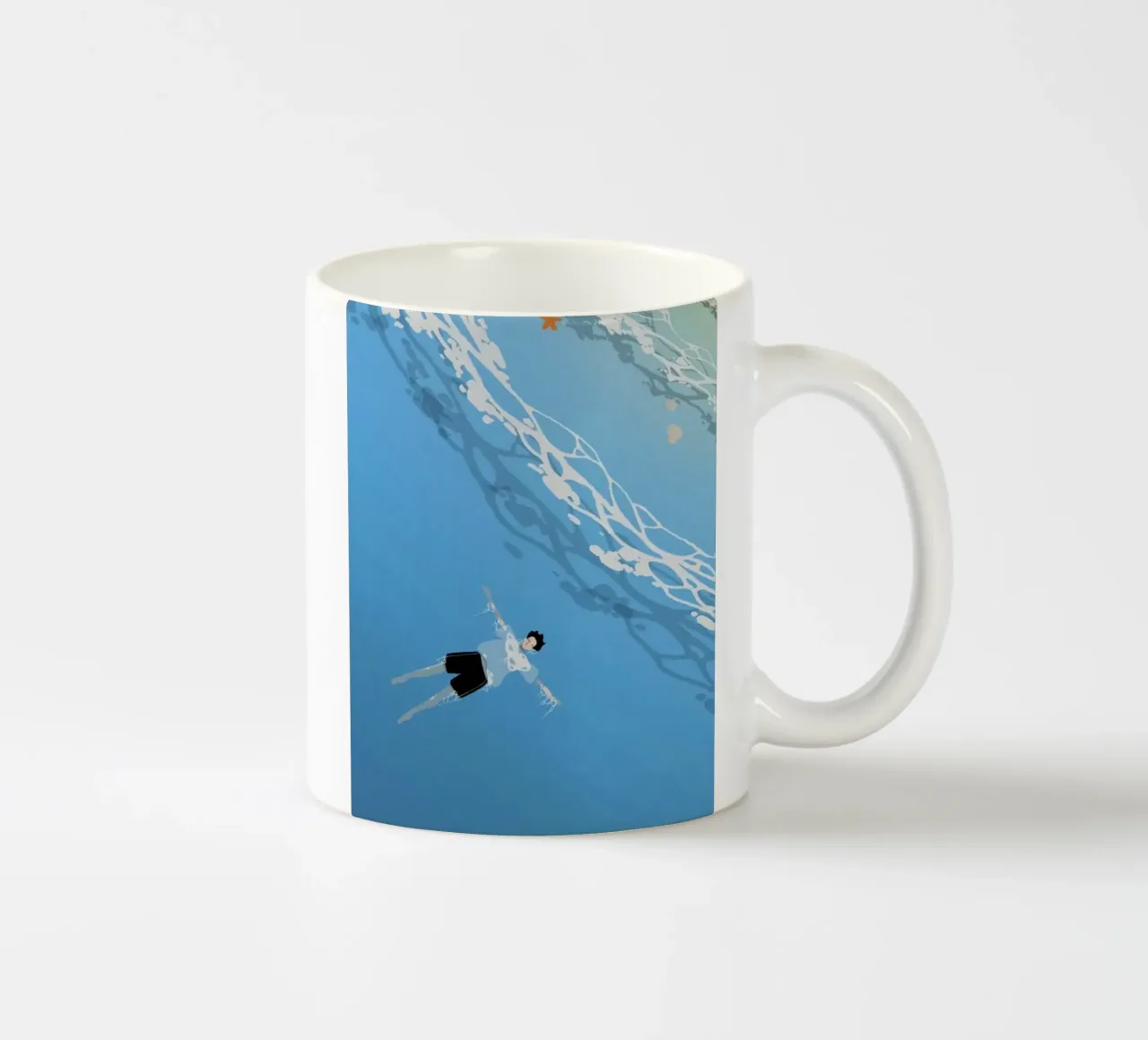 swiming on tazza in ceramica da lifeline