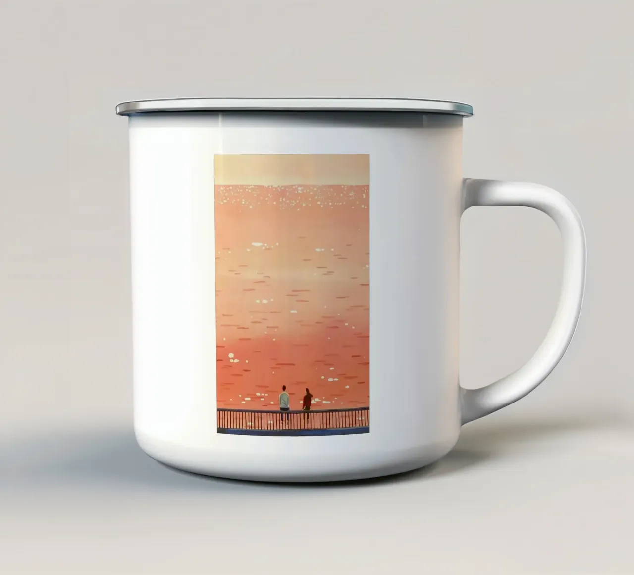 viewing the ocean tazza in smalto da lifeline