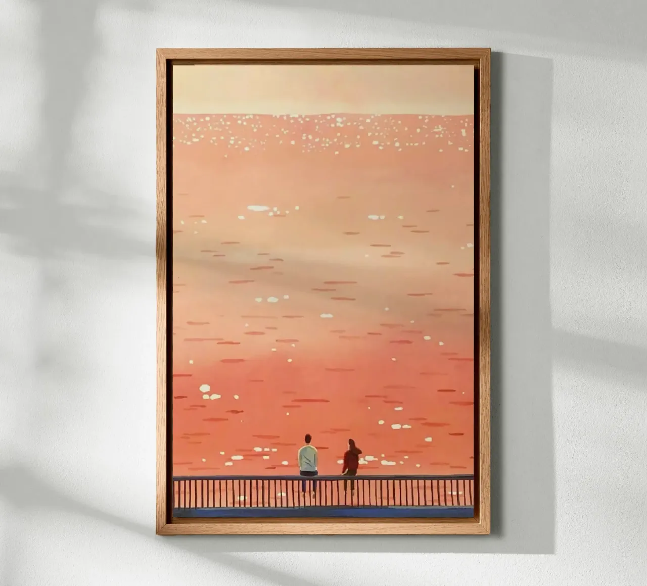 viewing the ocean tela con Cornice a cassetta da lifeline