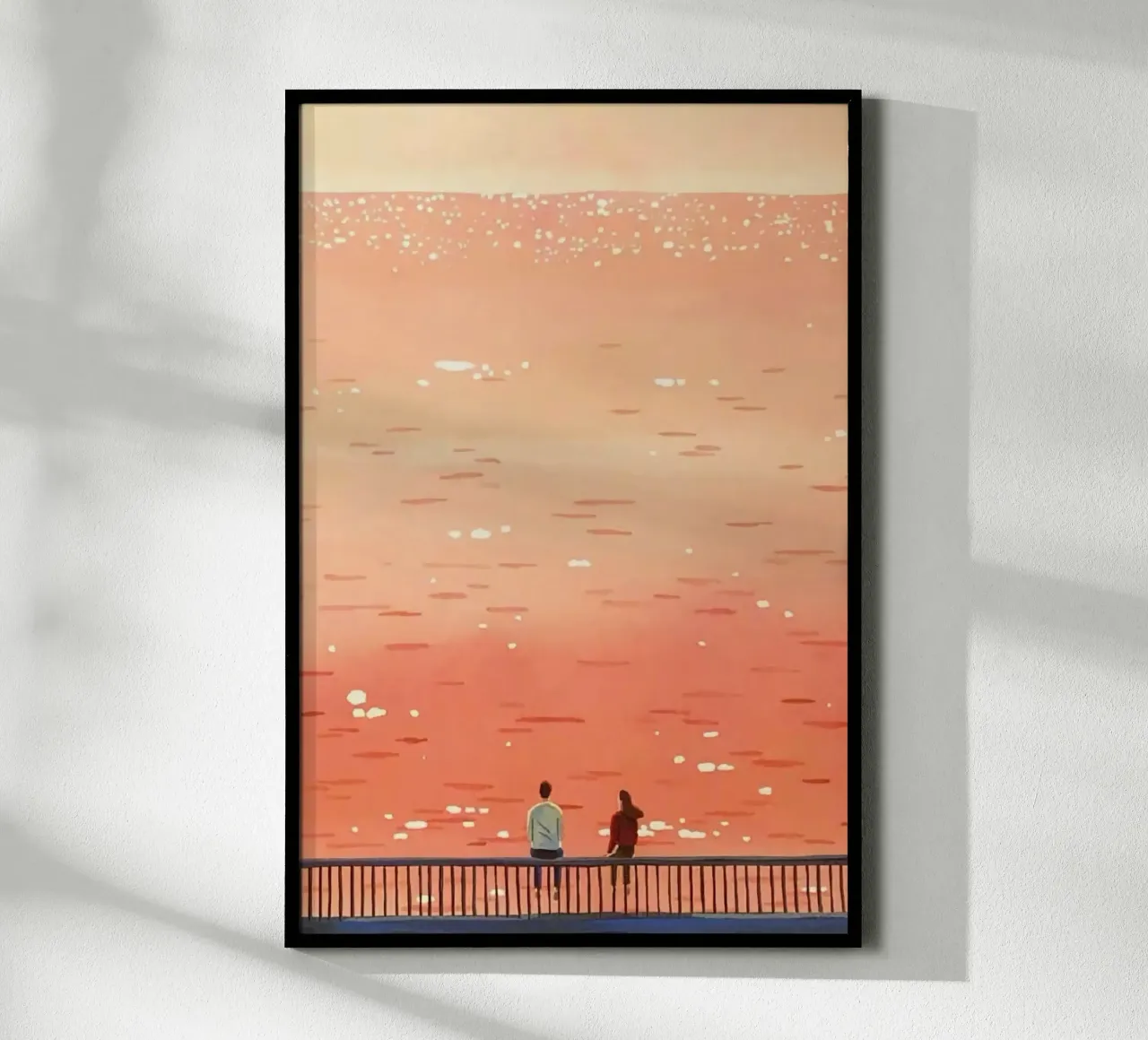 viewing the ocean poster con telaio in legno da lifeline