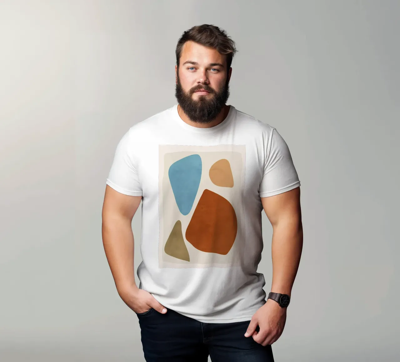 Forme astratte 48 t-shirt da ThingDesign