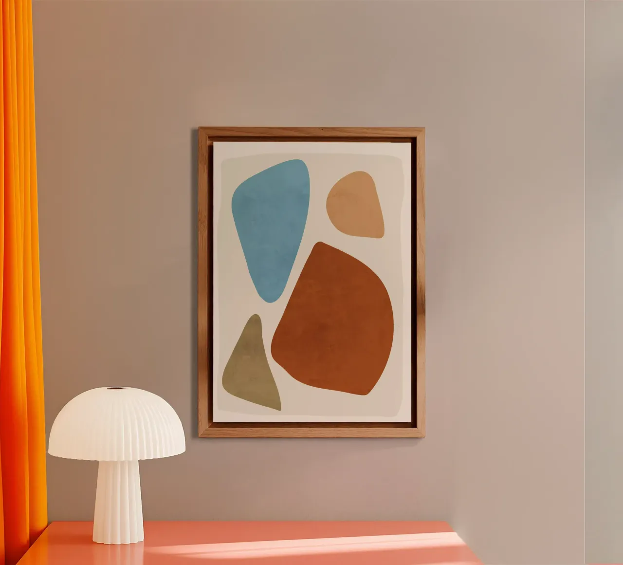 Abstrakte Formen 48 Alu-Dibond von ThingDesign
