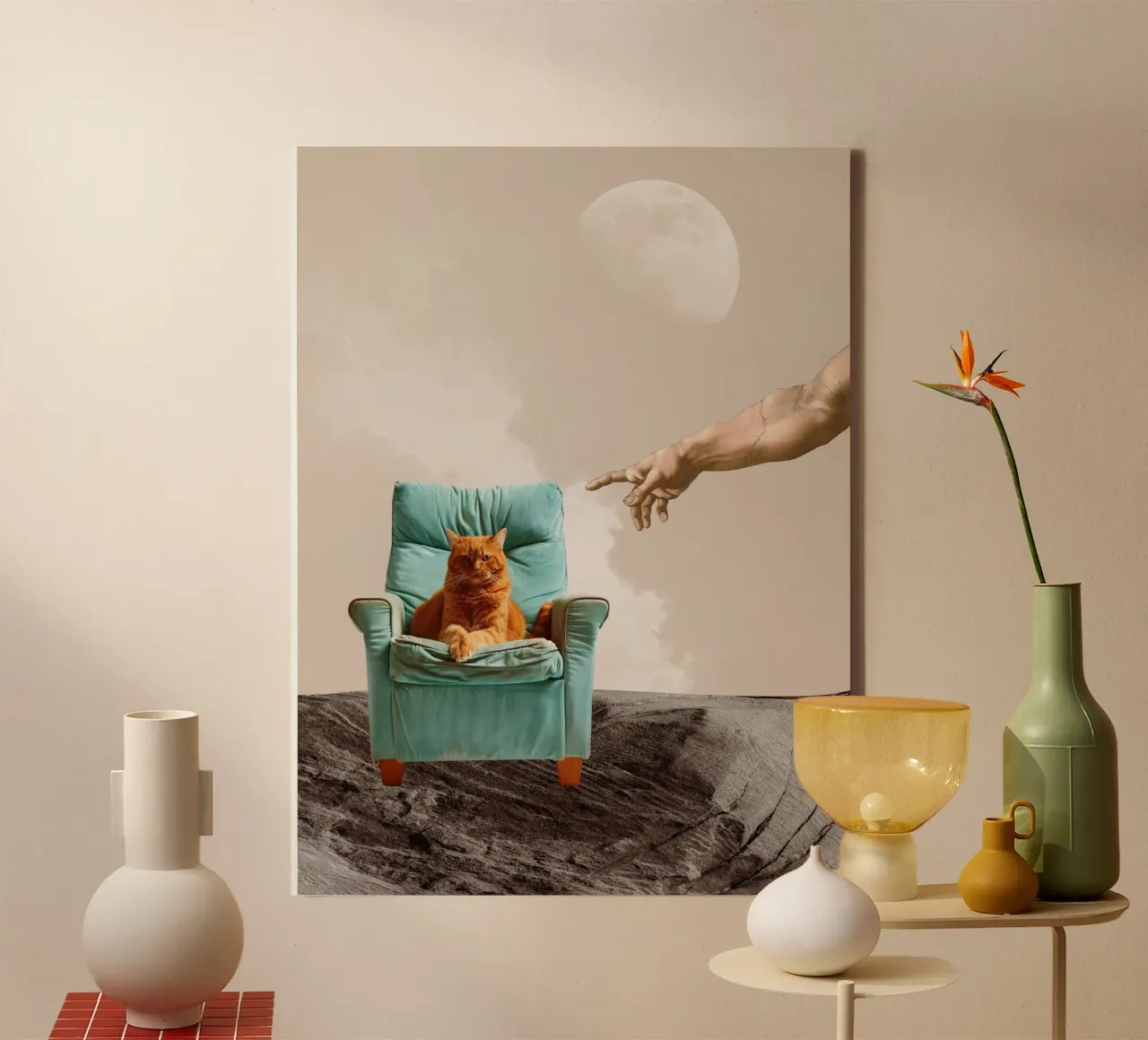 Do not touch canvas with Floater frame by Dapidoka
