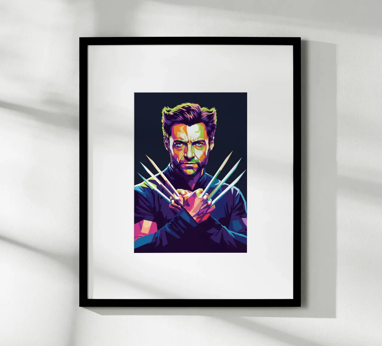 Hugh Jackman X-MEN poster con telaio in legno da Hantamrata