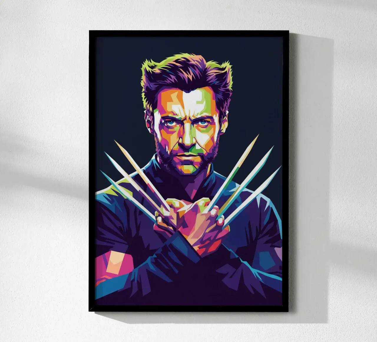 Hugh Jackman X-MEN poster con telaio in legno da Hantamrata