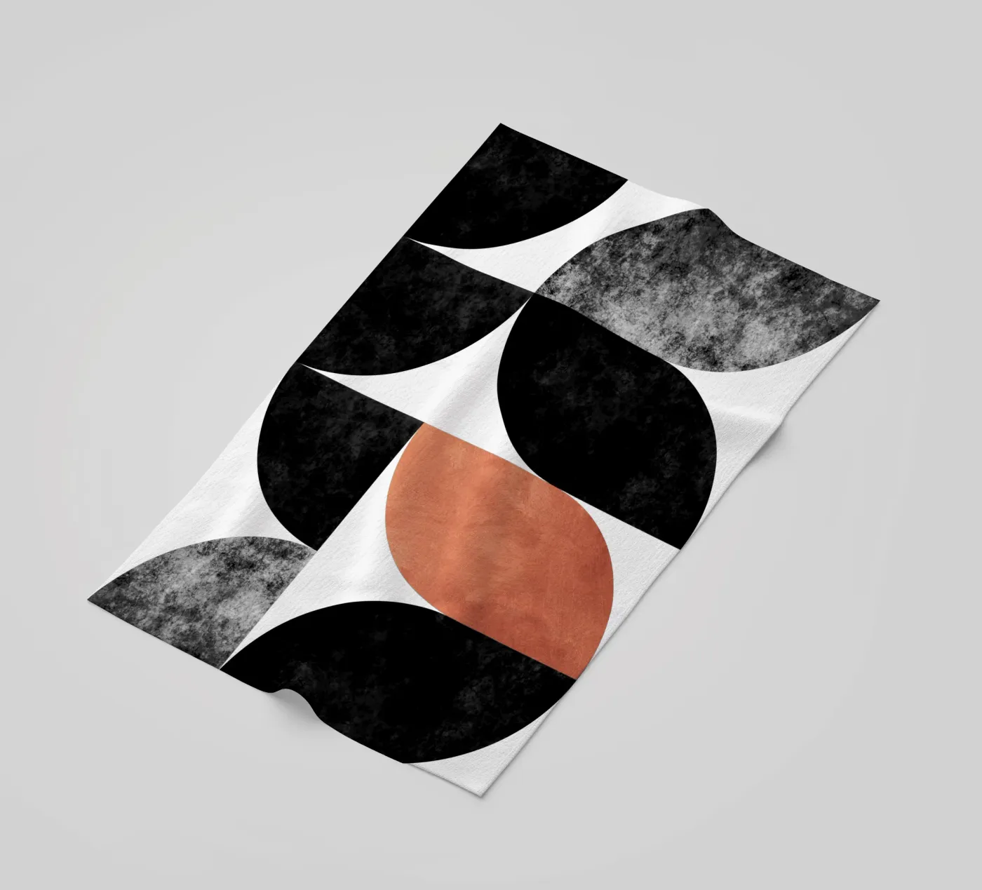 Calcestruzzo e Cooper telo mare da Mariel Toigo