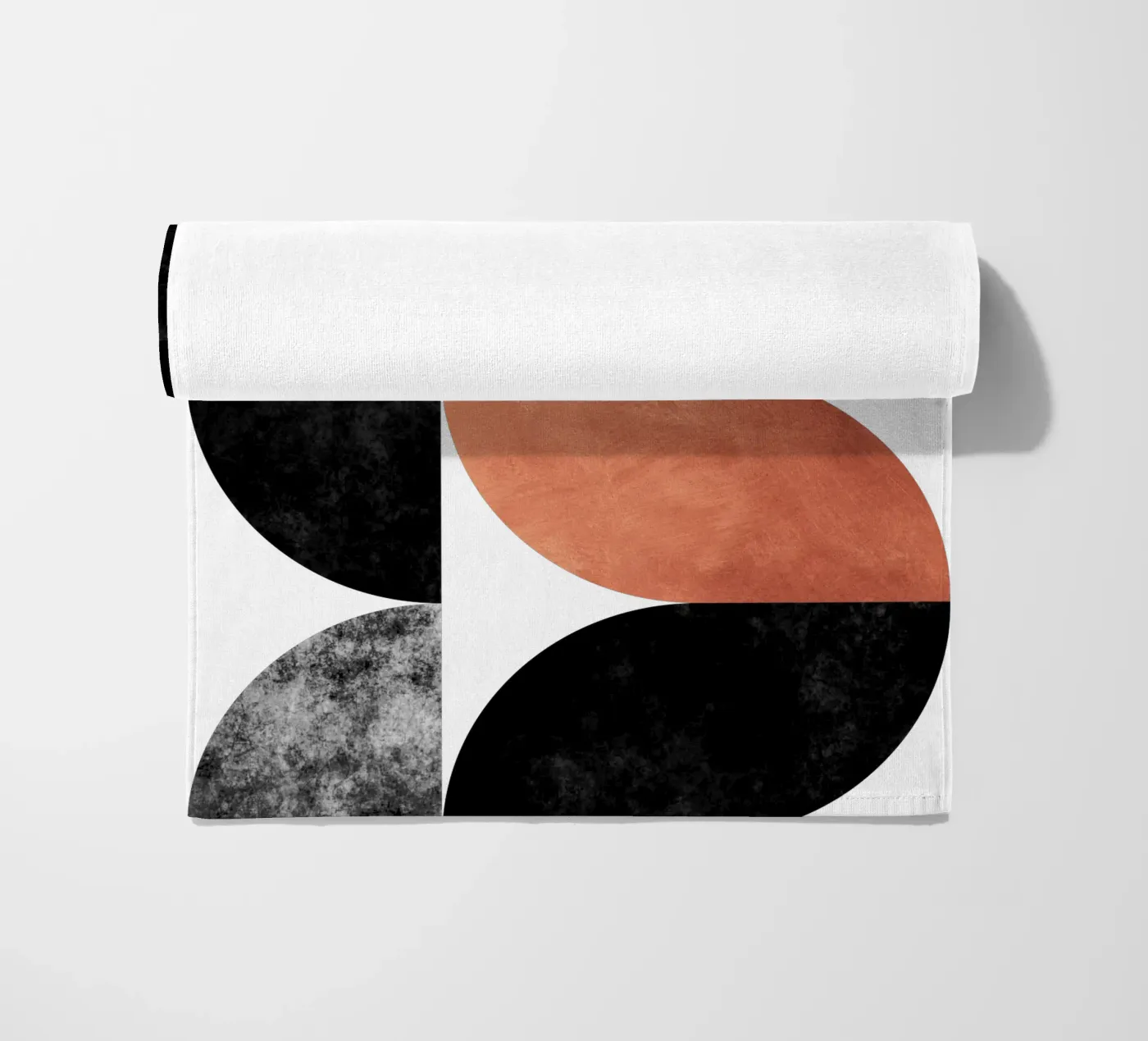 Calcestruzzo e Cooper telo mare da Mariel Toigo