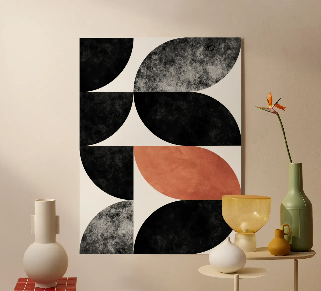 Calcestruzzo e Cooper plexiglass da Mariel Toigo