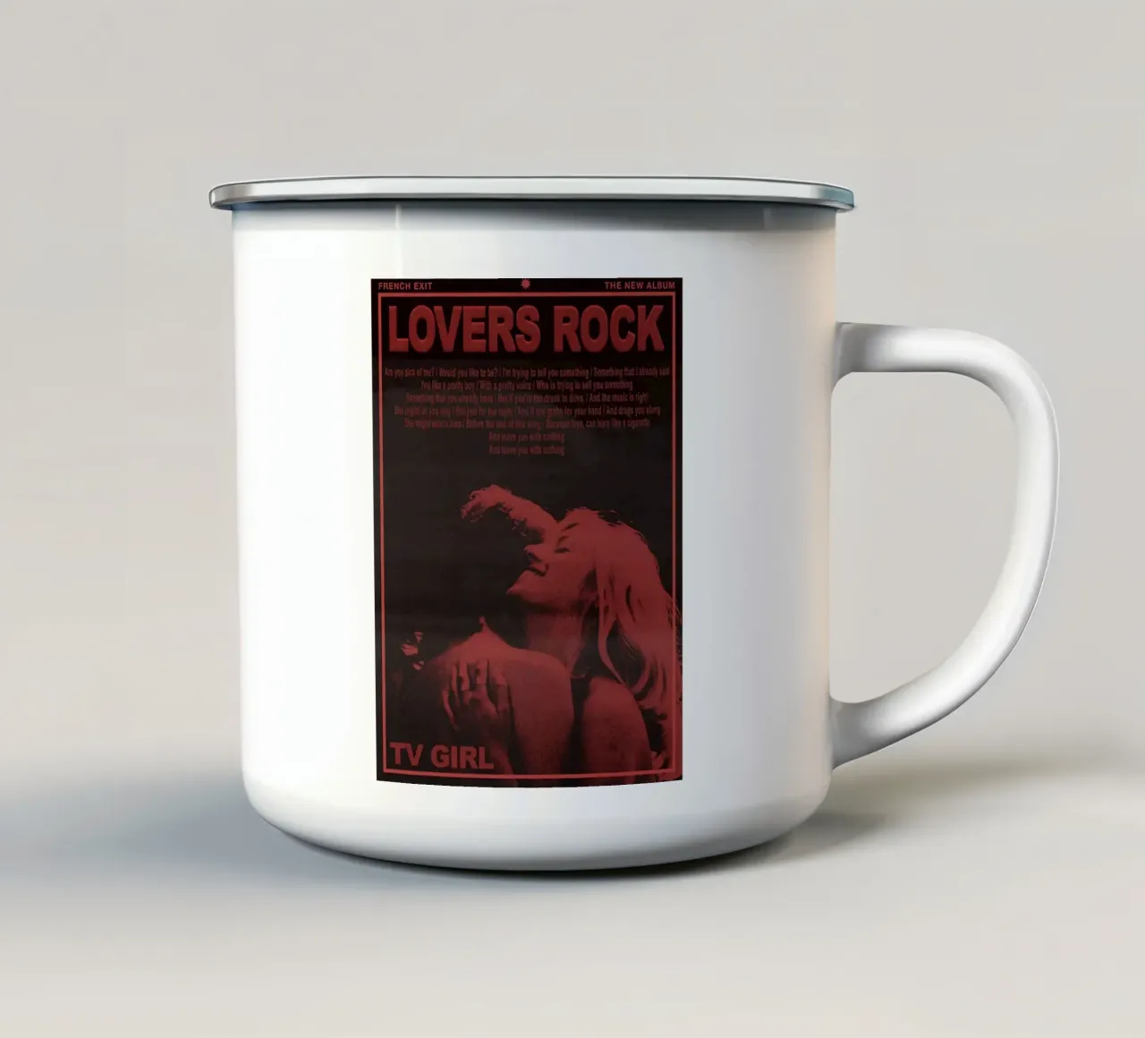 Amanti Rock tazza in smalto da Leonard Cindi