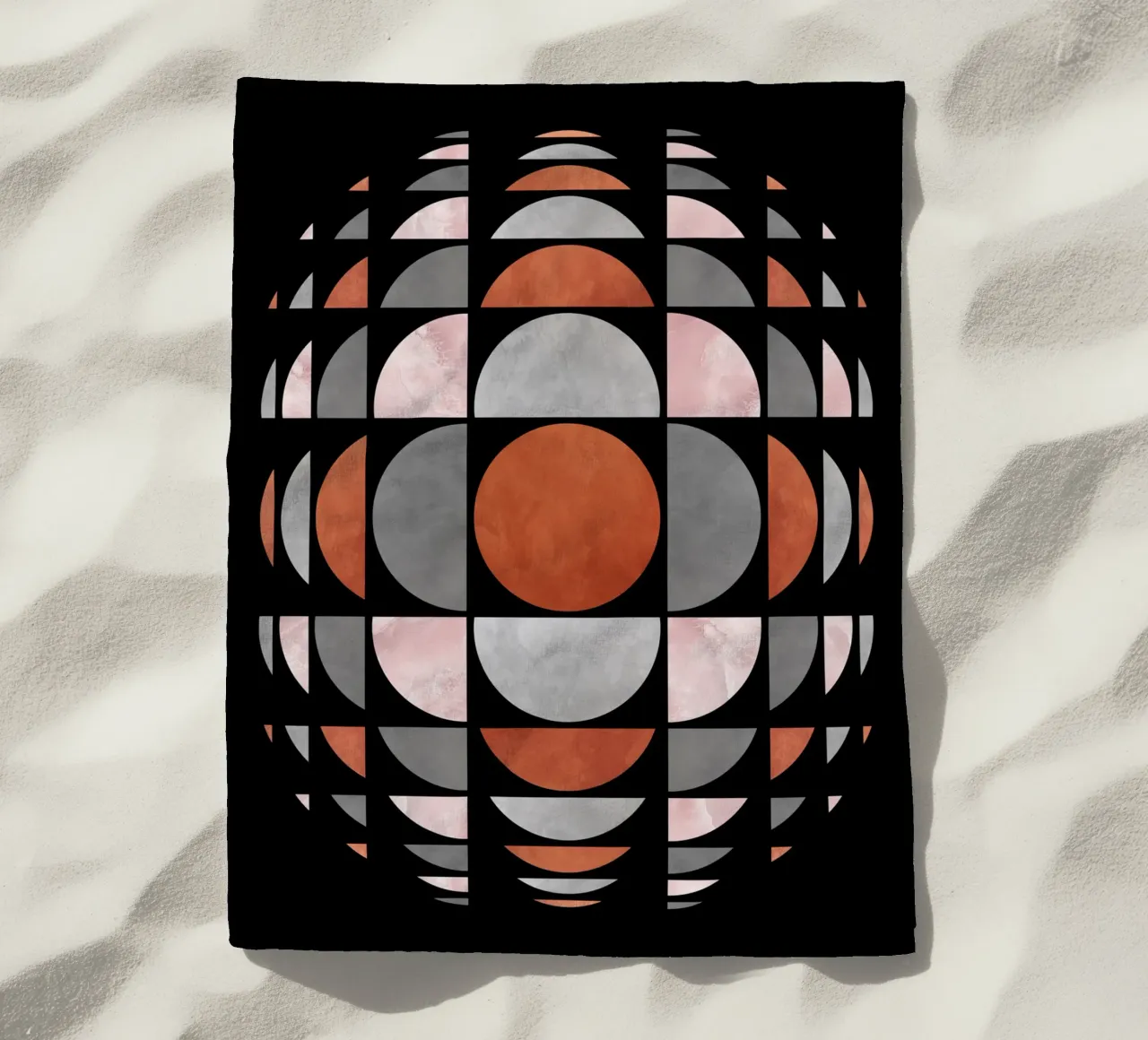 Marmo e Cooper telo mare da Mariel Toigo