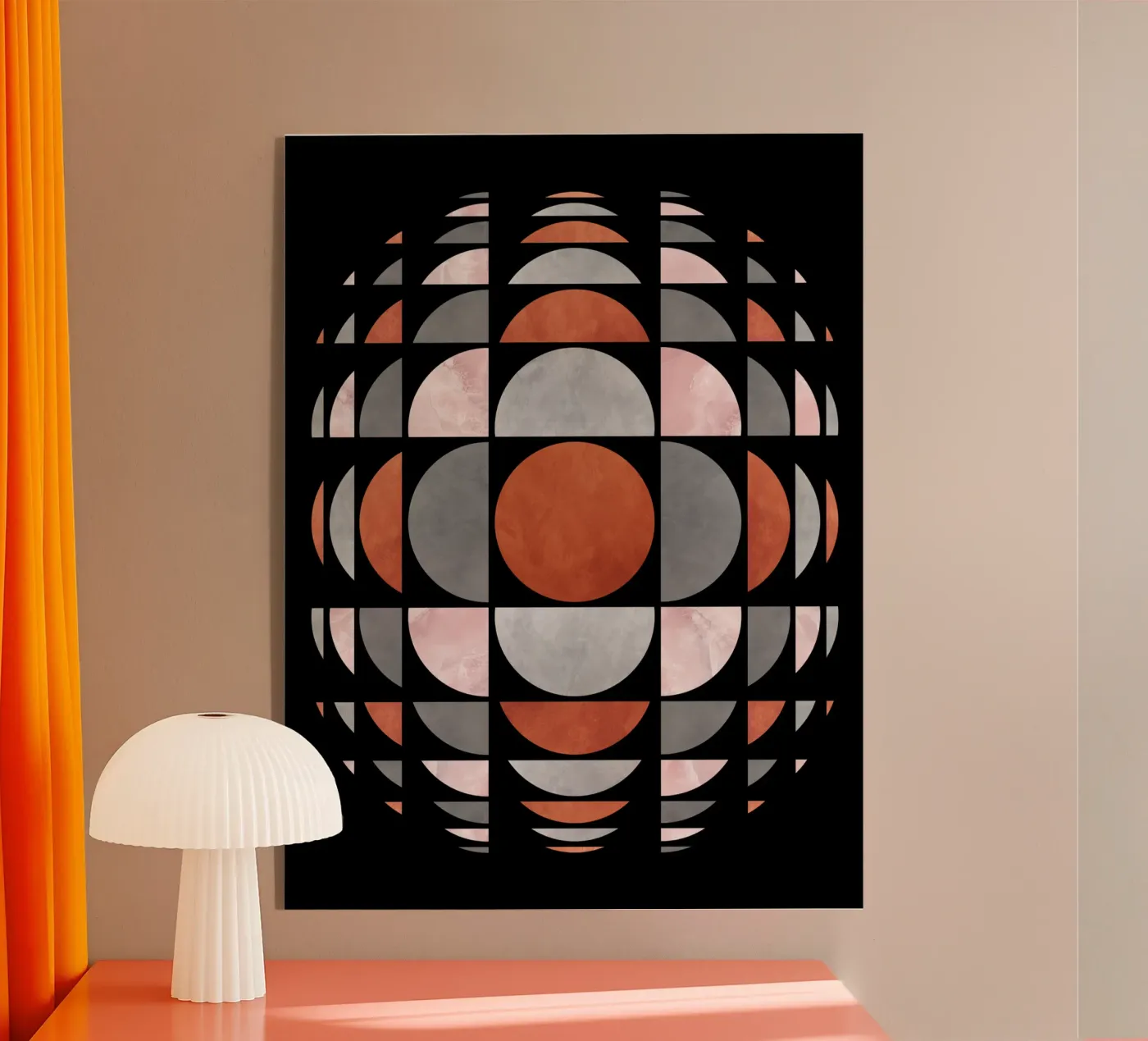 Marble and Cooper plexiglas de Mariel Toigo