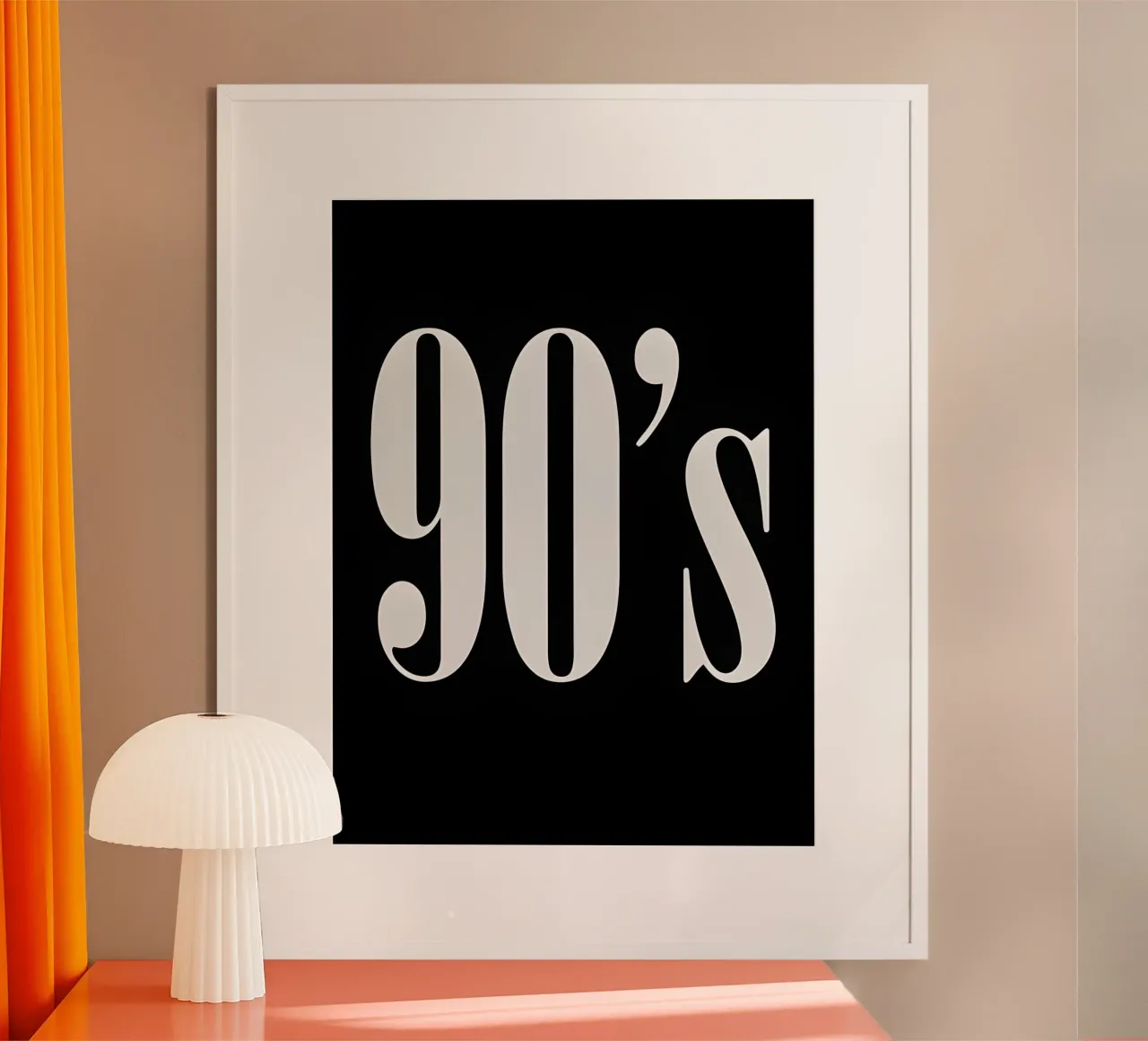 90's poster da Type & Tape