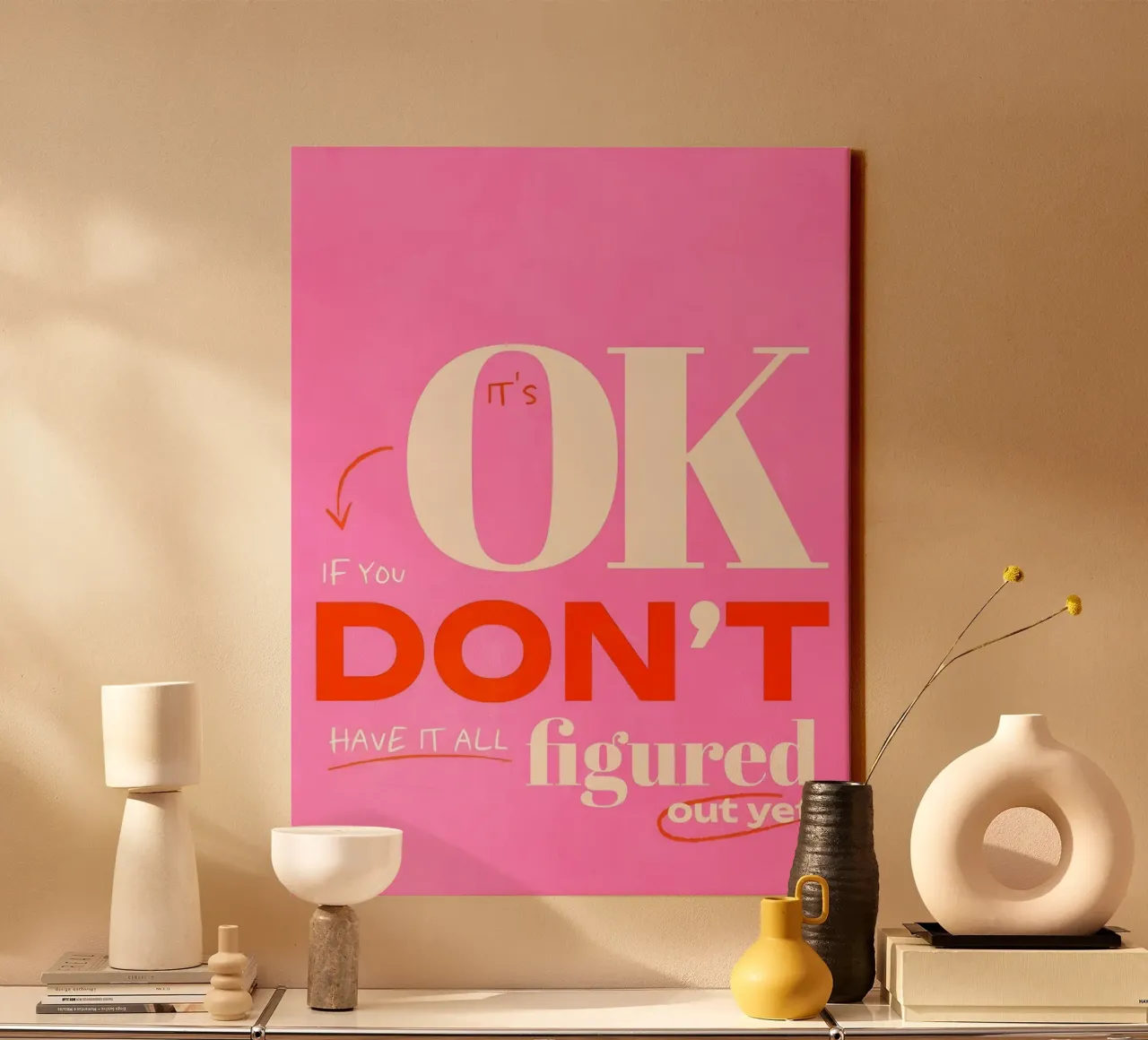 figured tela con Cornice a cassetta da Type & Tape