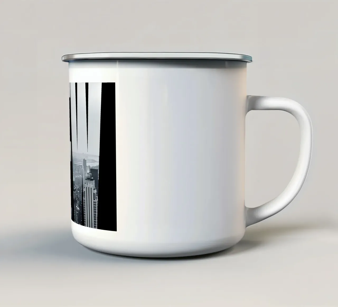 NEW YORK' tazza in smalto da Type & Tape