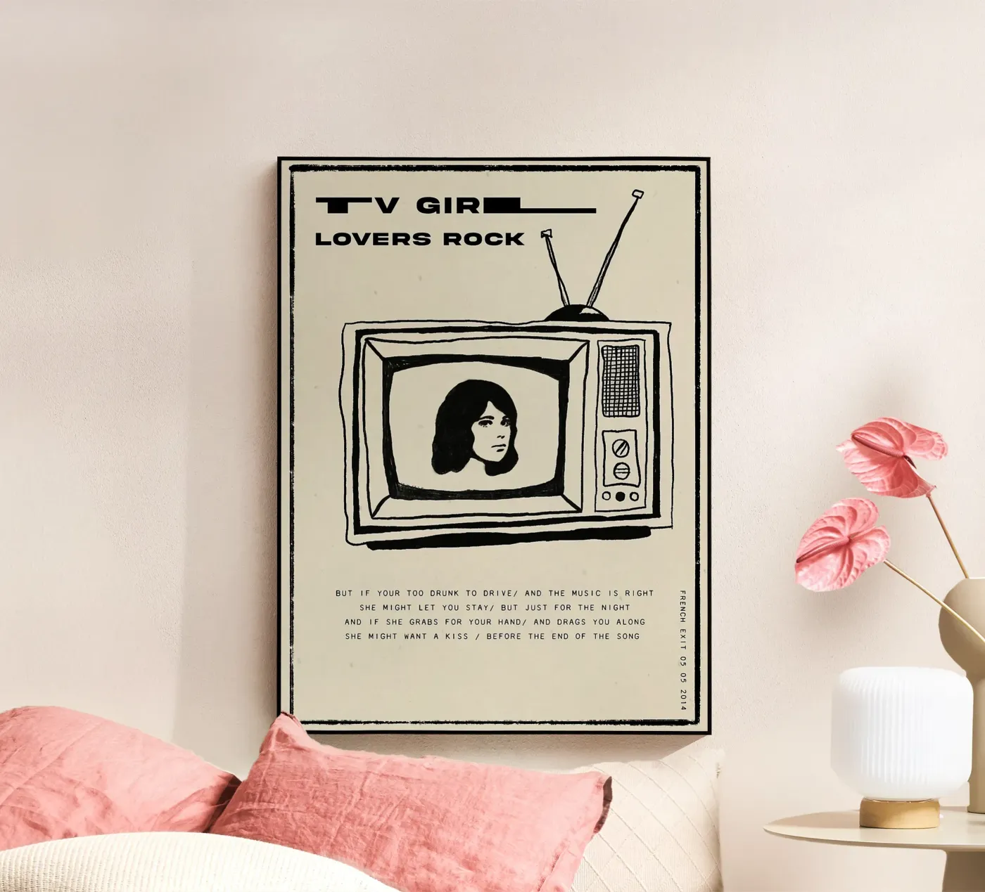 Lover Rocks acryl van Leonard Cindi